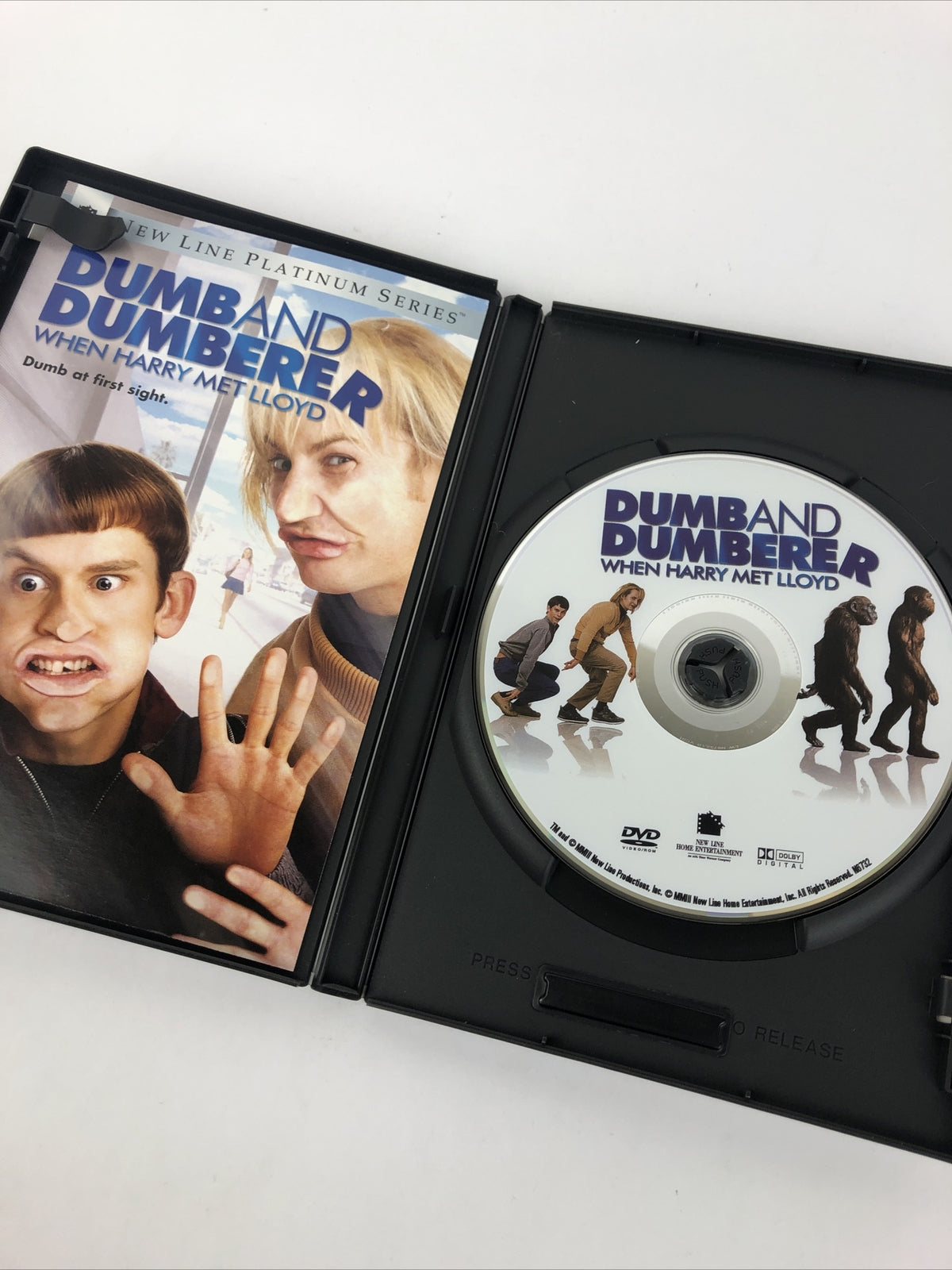 Dumb and Dumberer: When Harry Met Lloyd DVD WITH CASE & ART - Mint Disc FreeShip