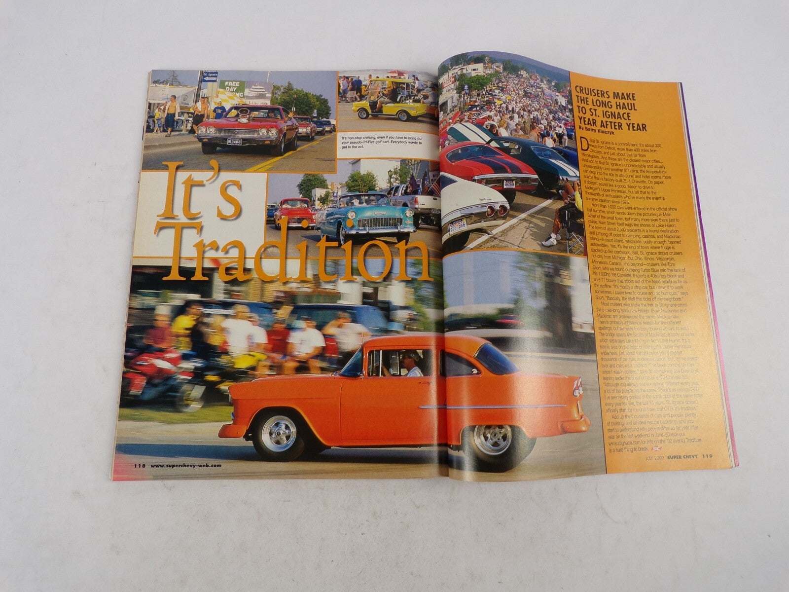 July 2002 Super Chevy Tech,Tours&Tools Hot Monte On Route 66 Dynamic 500-Horse