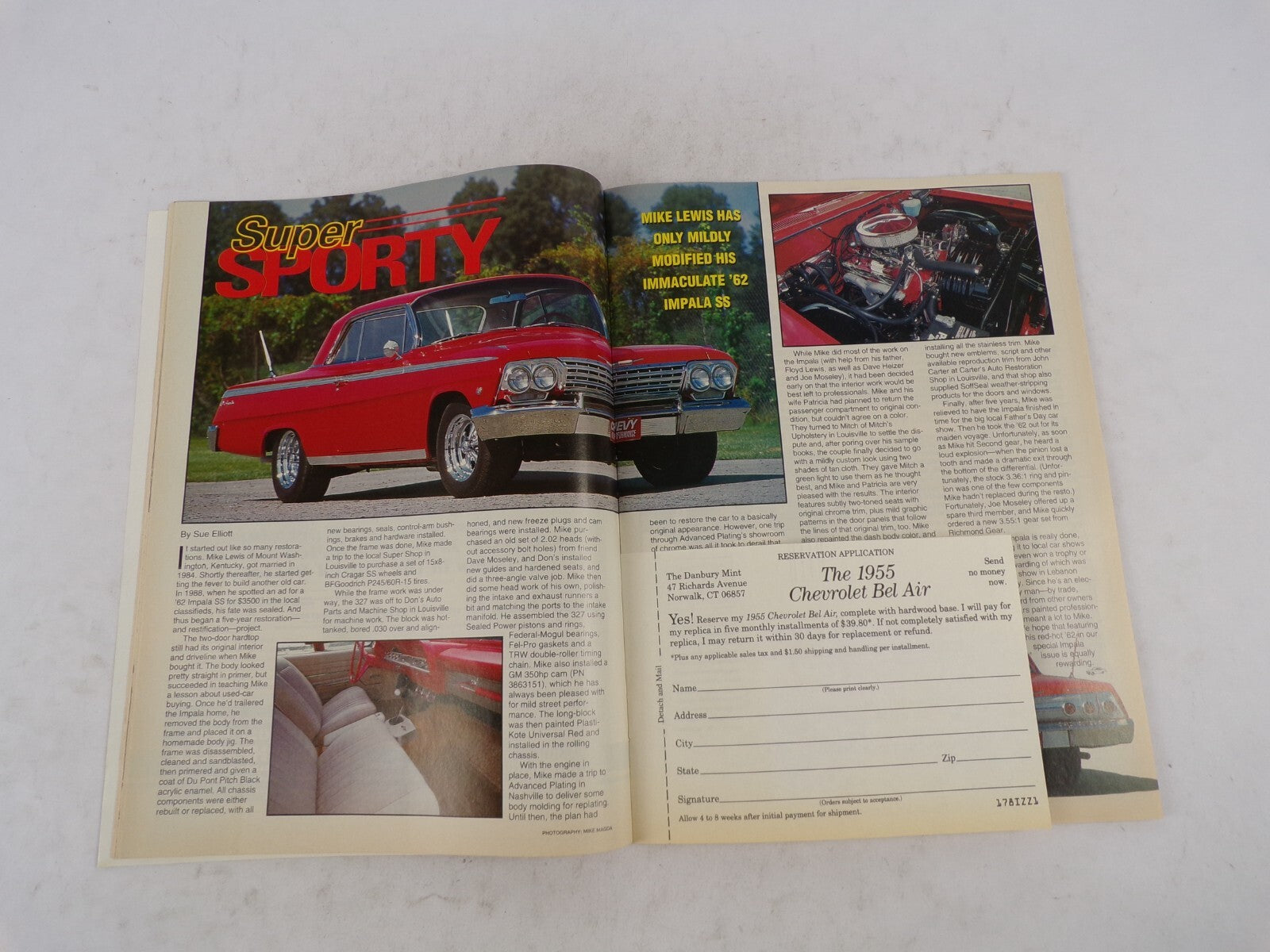January 1995 Chevy High Performance Impala SS Apecial LTI/Richmond 6-Speed '69 C
