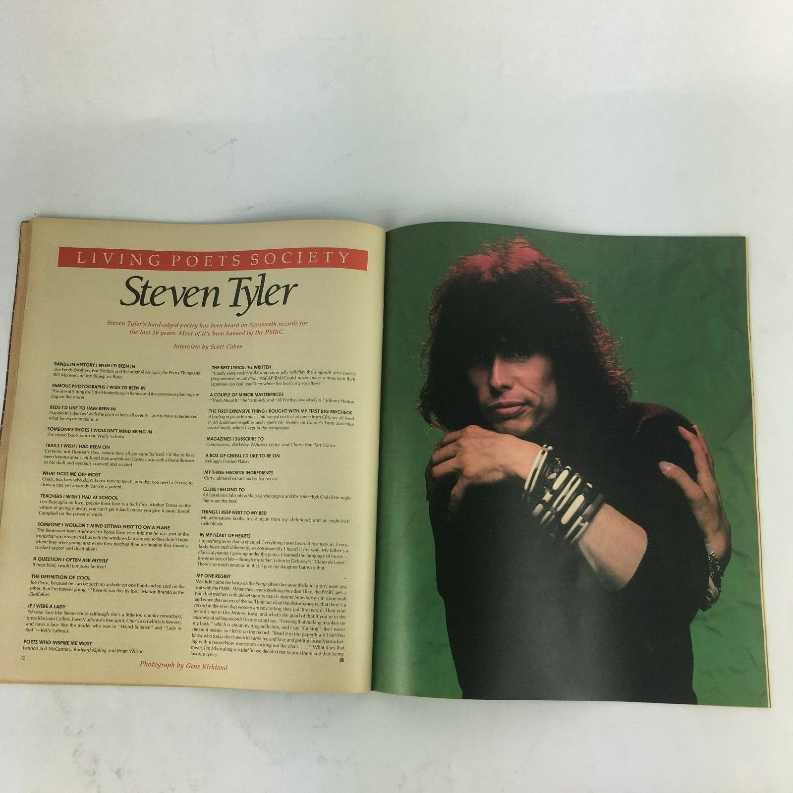 December Spin Magazine ICE Mick's Gaza Inside the Palestinian Uprising