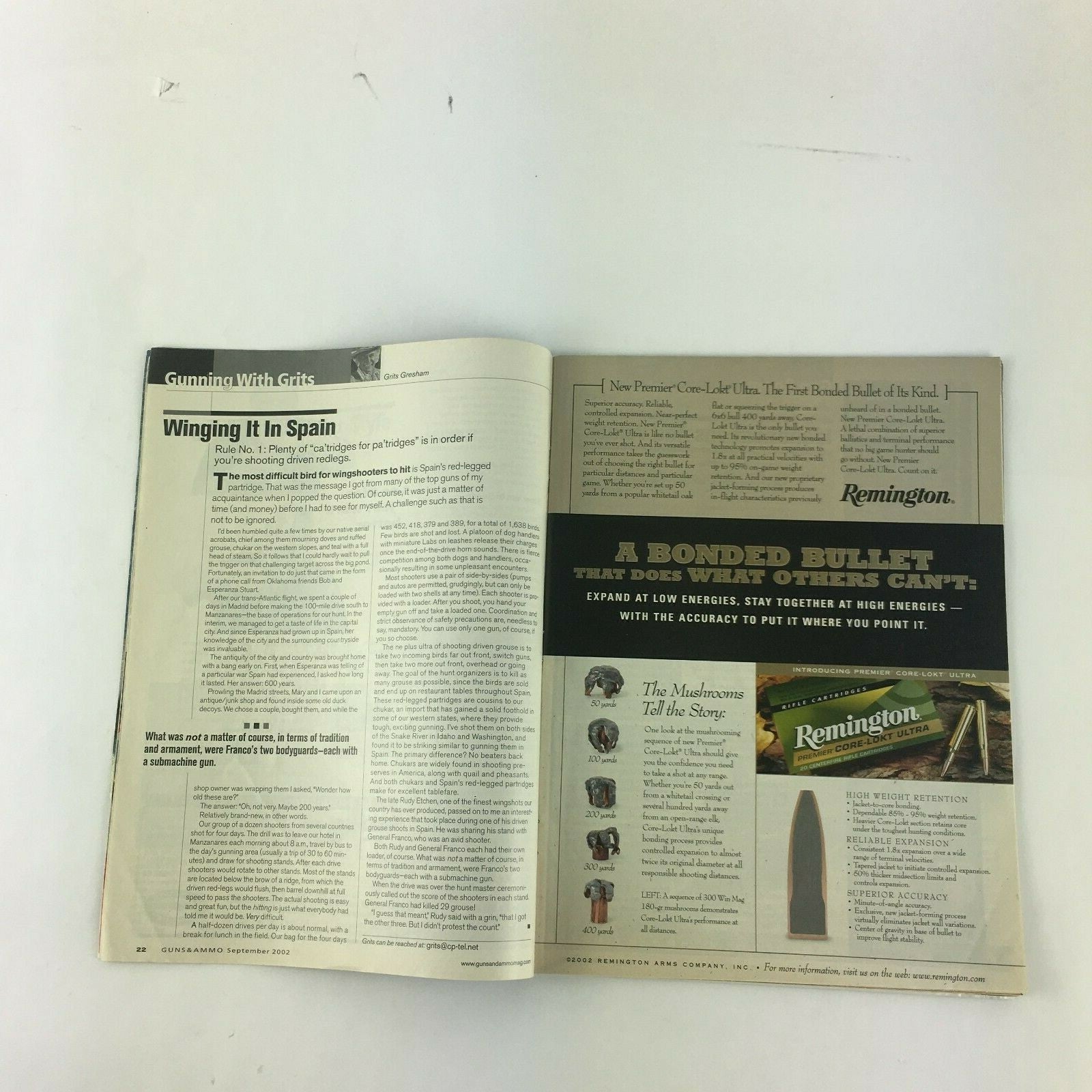 September 2002 Guns & Ammo Magazine Buyer's Guide .44 Mag Roundup Plus .50 .45
