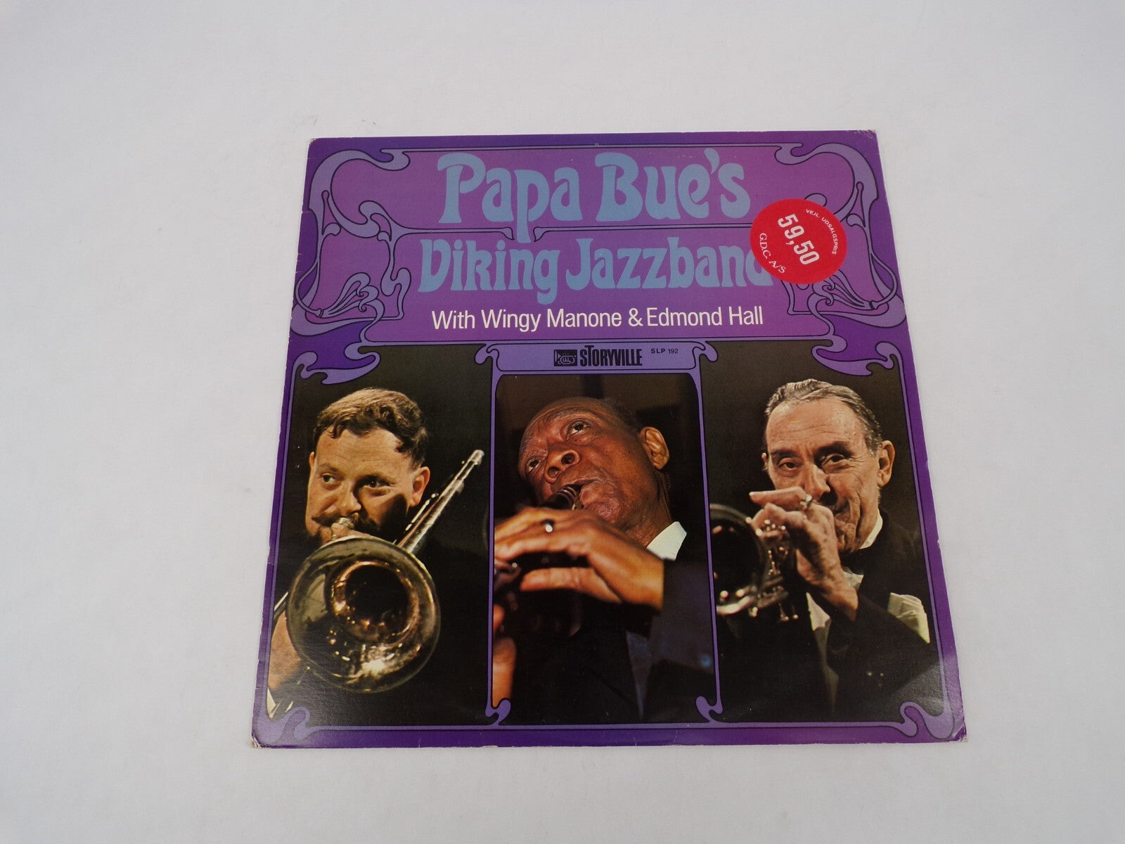 Papa Bue's Diking Jazzband With Wingy Manone & Edmond Hall Vinyl Record