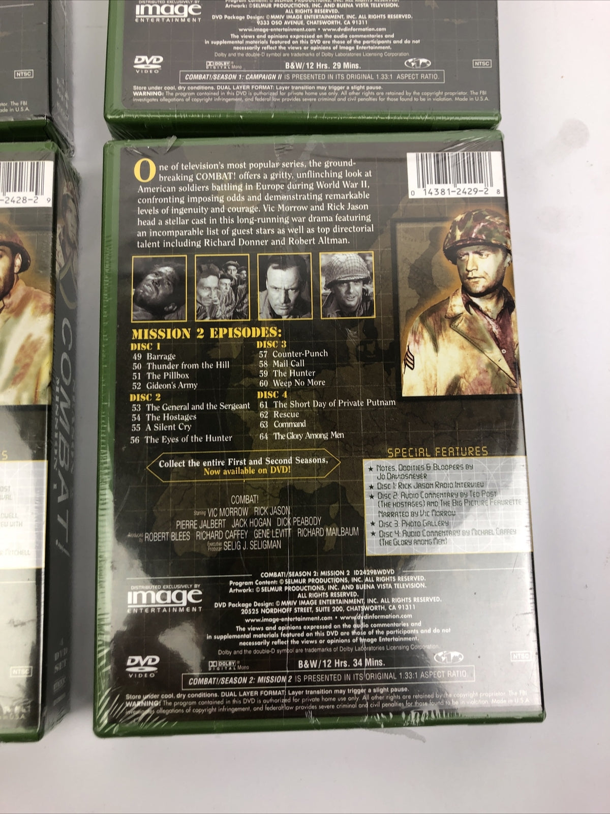Combat! - Season 1: Campaign 1 NEW (DVD, 2004, 4-Disc Set) WWII War Drama