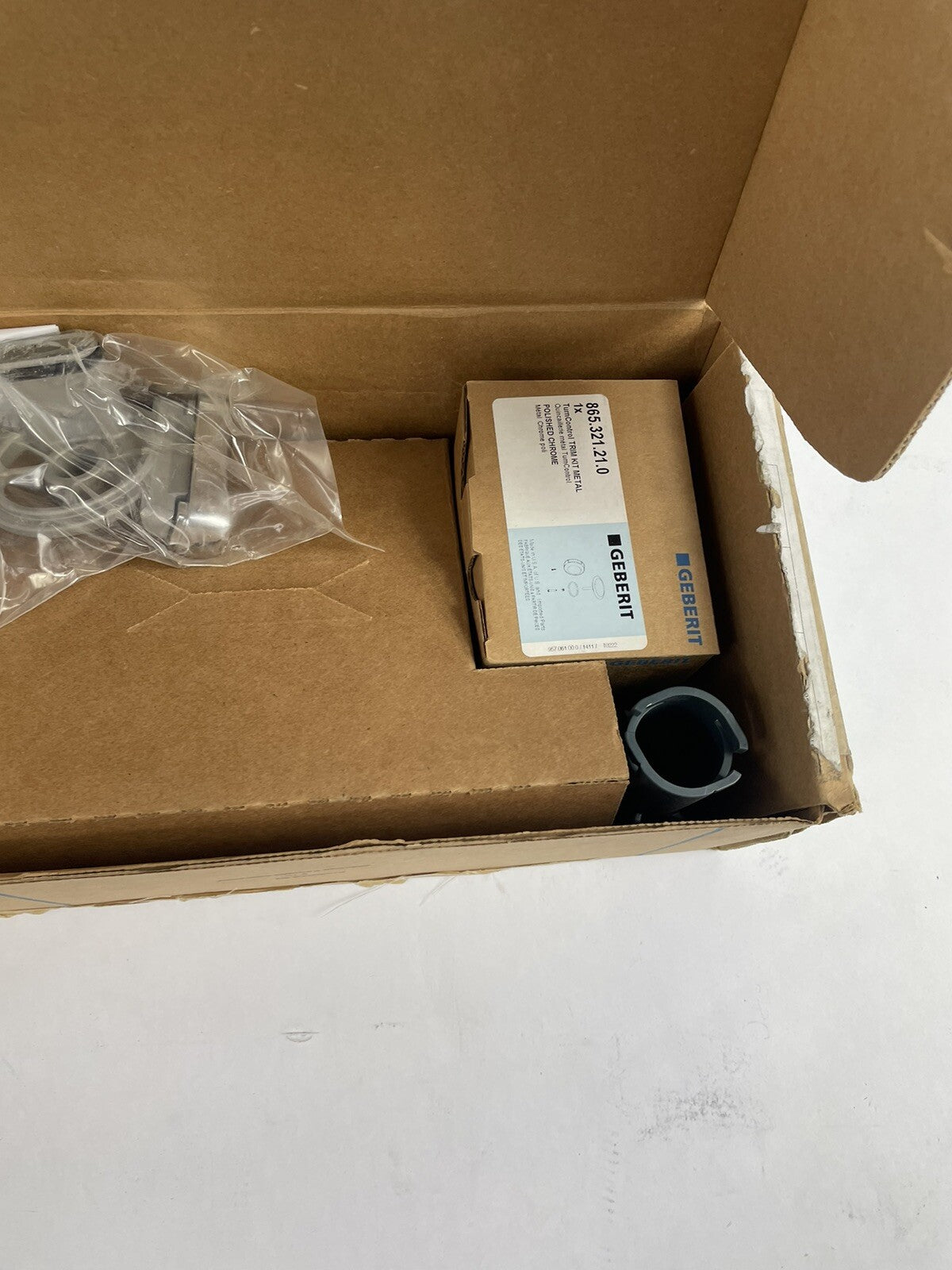 Geberit 151.5700.0.1 TurnControl 17" - 24" Brass Tub Filler Chrome
