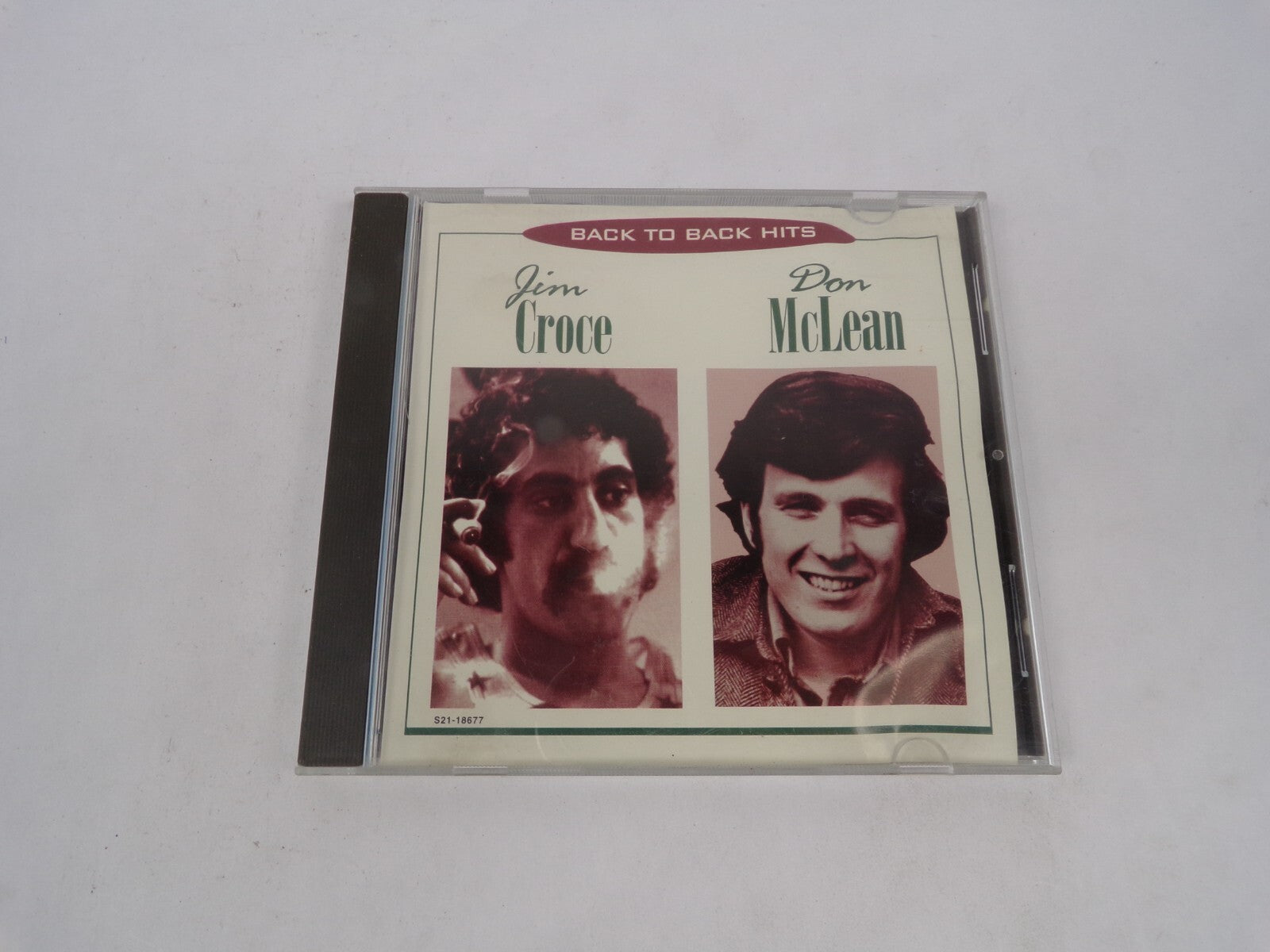 Back To Back Hits Jim Croce / Don Mclean American Pie Don Mclean I Got A CD#63
