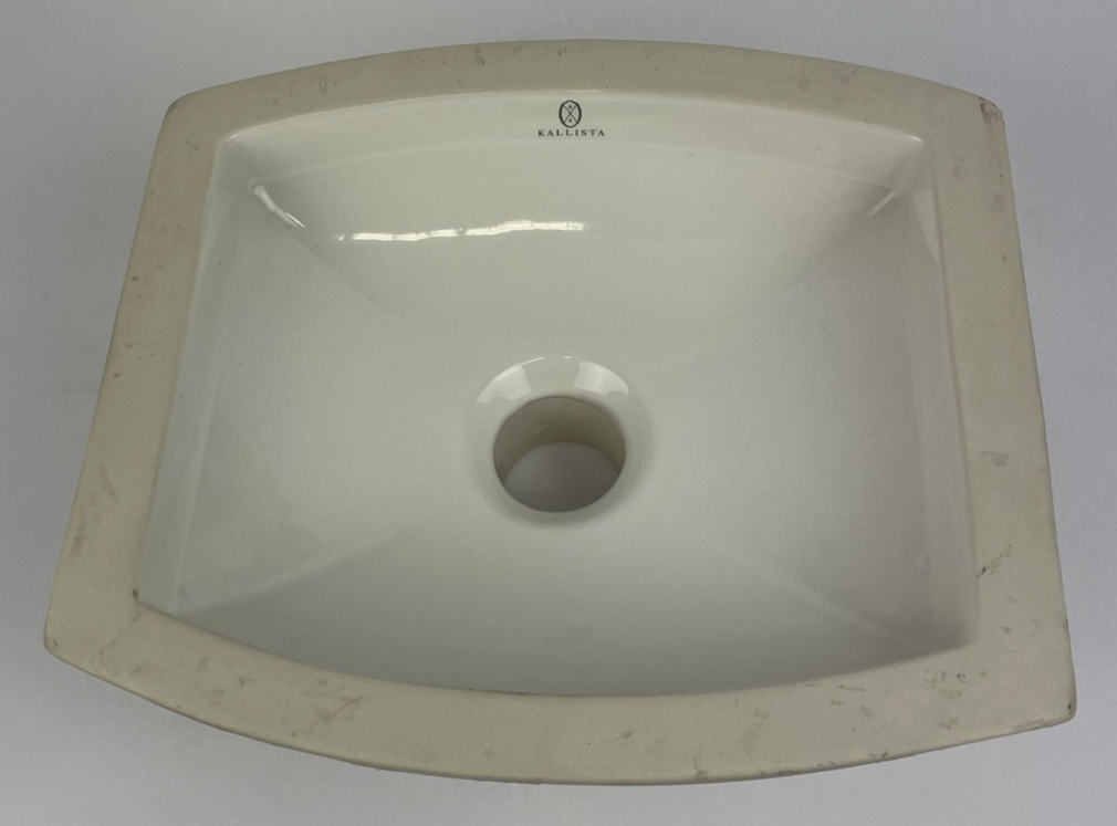 Kallista Undercounter Basin Sink For Her BARBARA BARRY Linen White P72026