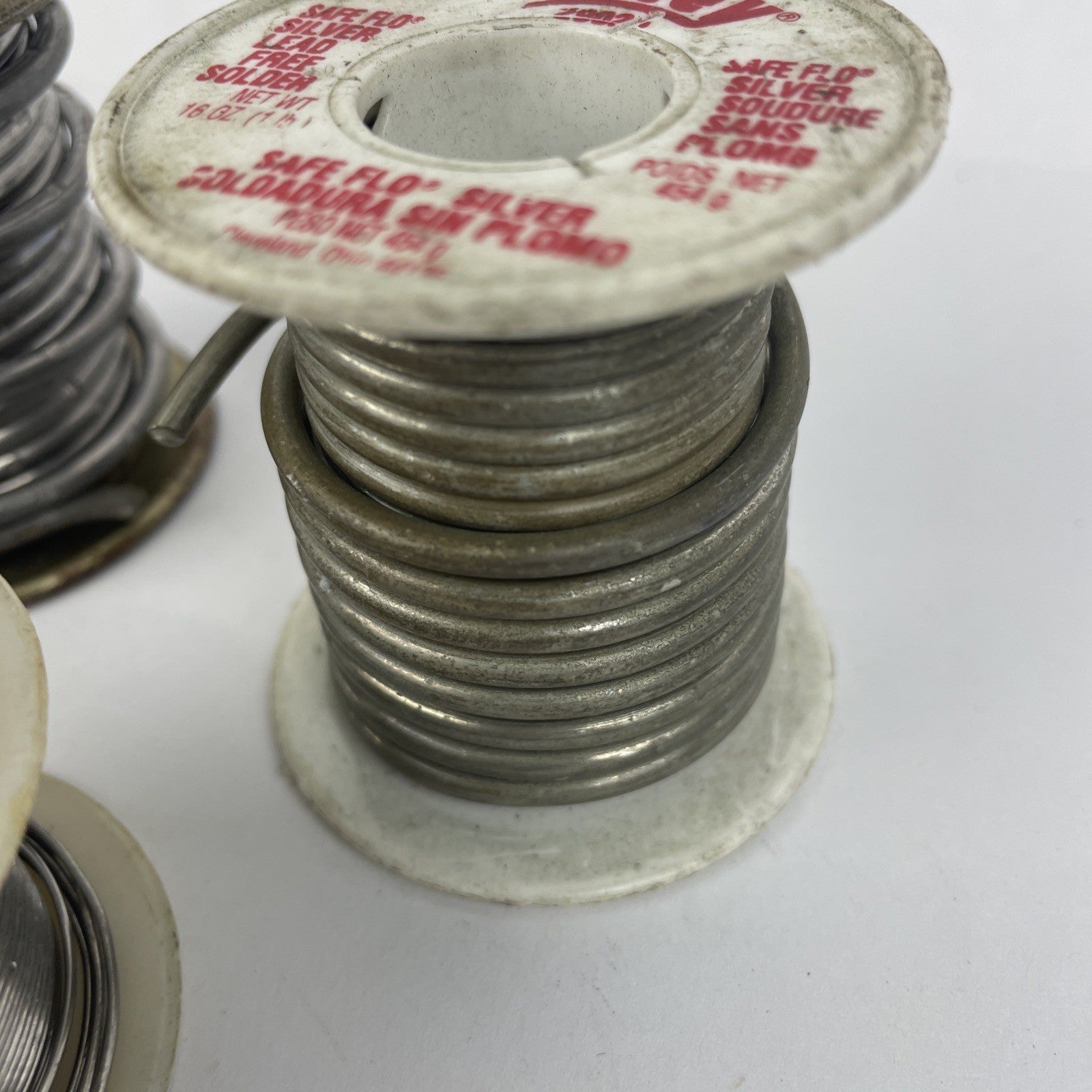 Alpha Oatey Safe Flo lead free plumbing wire solder with .032 rosin core solder