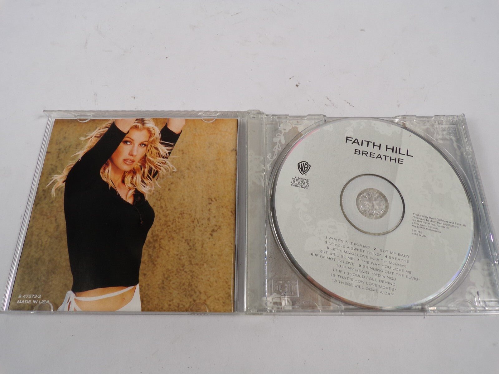 Faith Hill Breathe What's In It For Me I Got My Baby Love Is A Sweet Thing CD#16