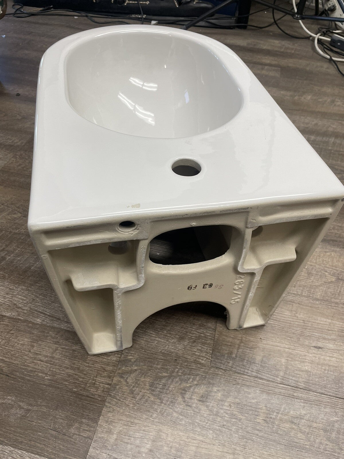 Duravit 026315 Starck 2 Wall Mount Elongated Toilet Bowl White