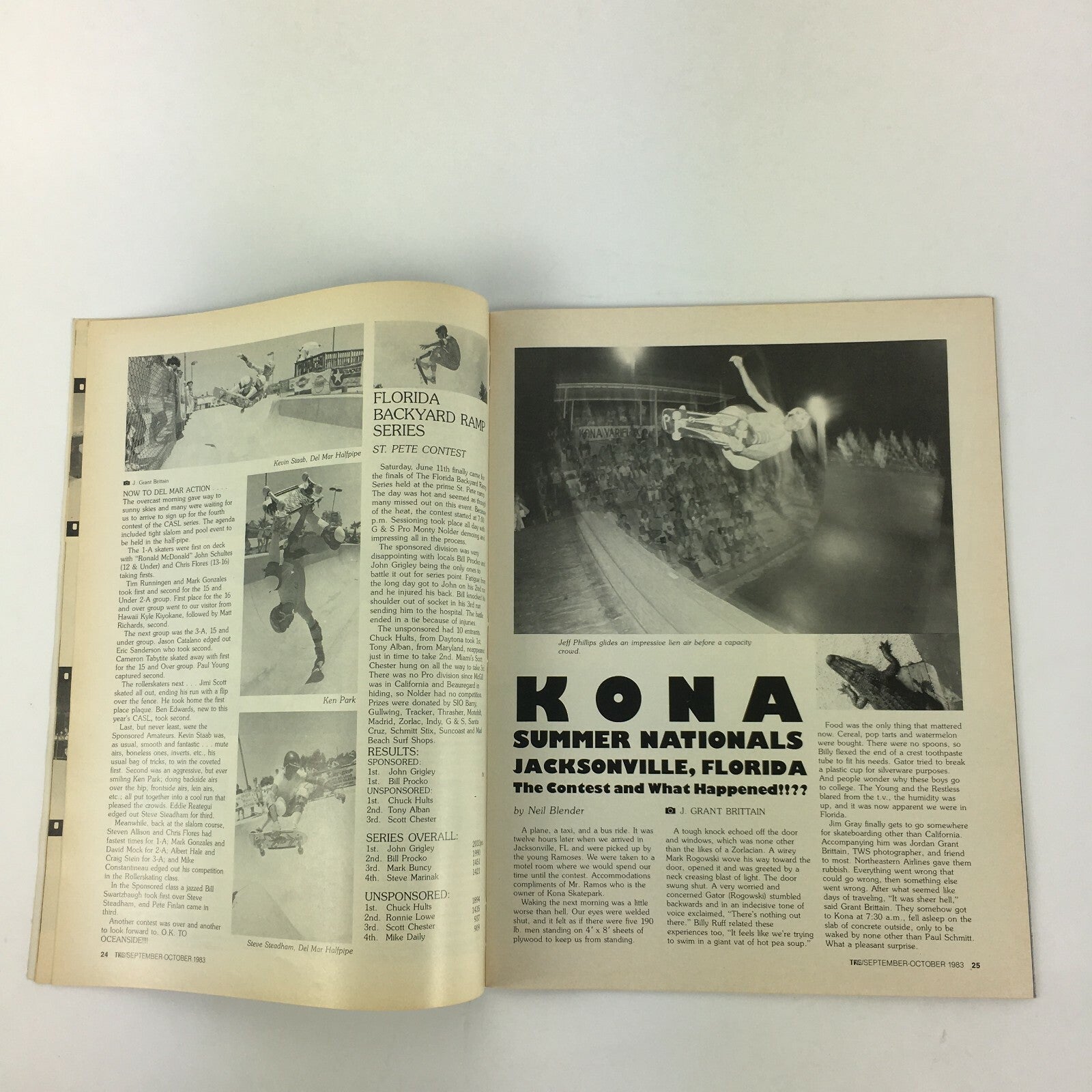 Transworld Skateboarding Magazine October 1983 Contest Issue vintage collectible.