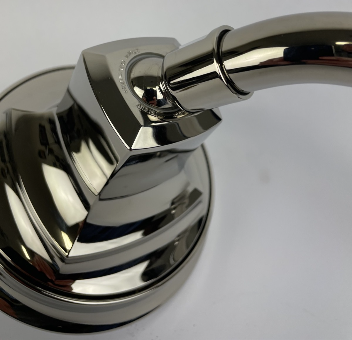 Kohler polished nickel 6 inch shower head with 10 inch shower arm