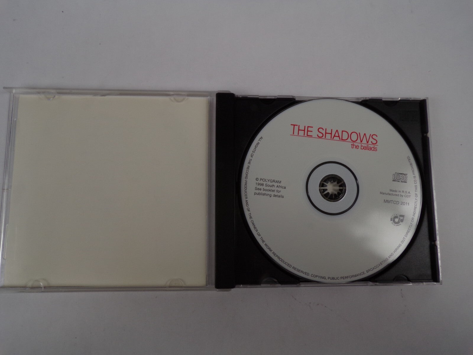 The Ballad Collection The Shadows CD#37