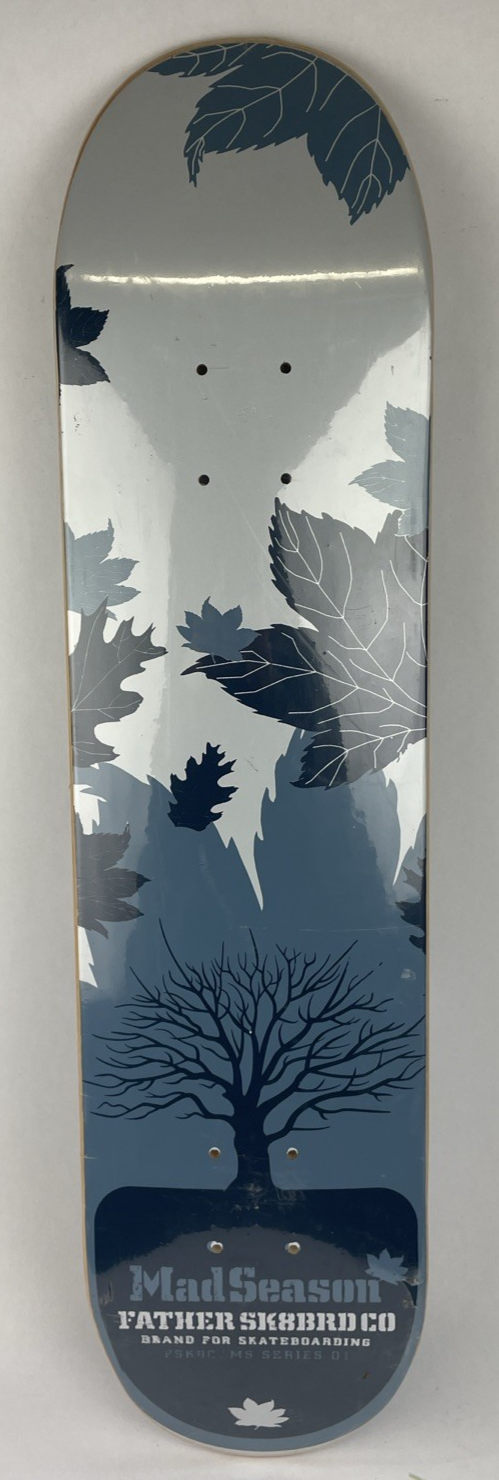 Vintage FATHER Skateboard Co. " MAD SEASON " Skateboard Deck CANADA MS Series 01