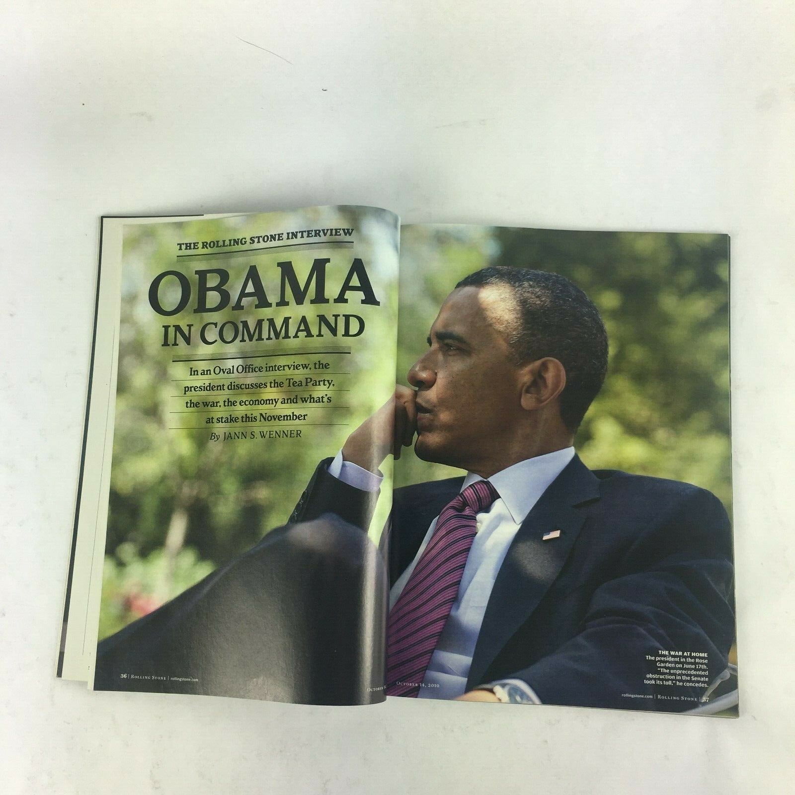 October 2010 RollingStone Magazine Obama Fights Back The Truth Tea Party Eminems