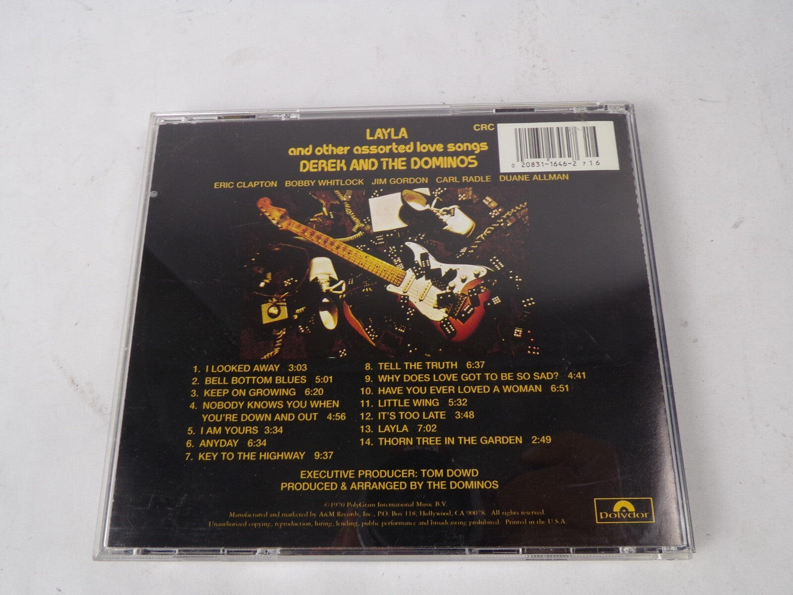 Derek And The Dominos Layla I Looked Away Bell Bottom Blues Keep On GrowingCD#41