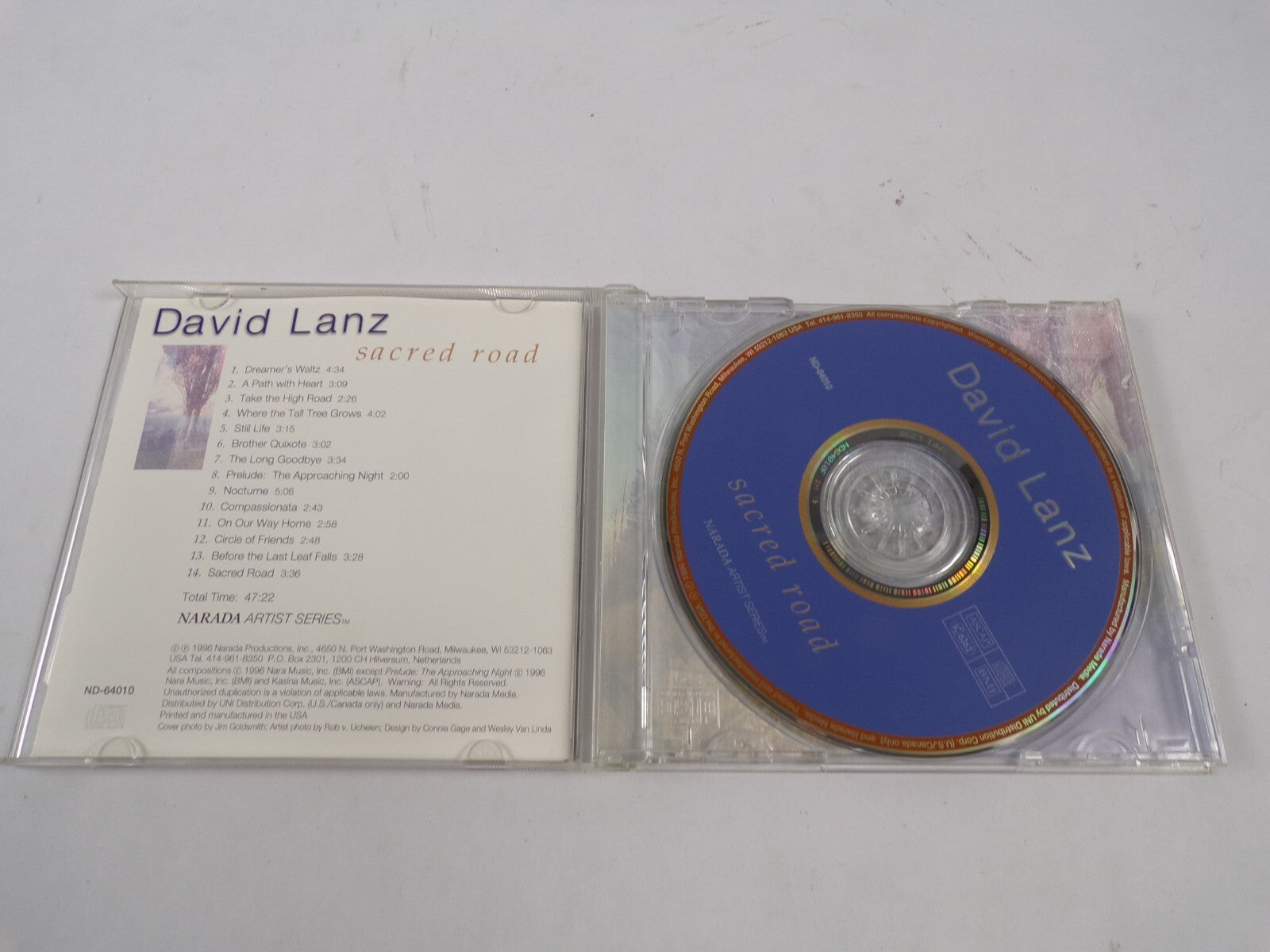 Sacred Road David Lanz Narada CD#61
