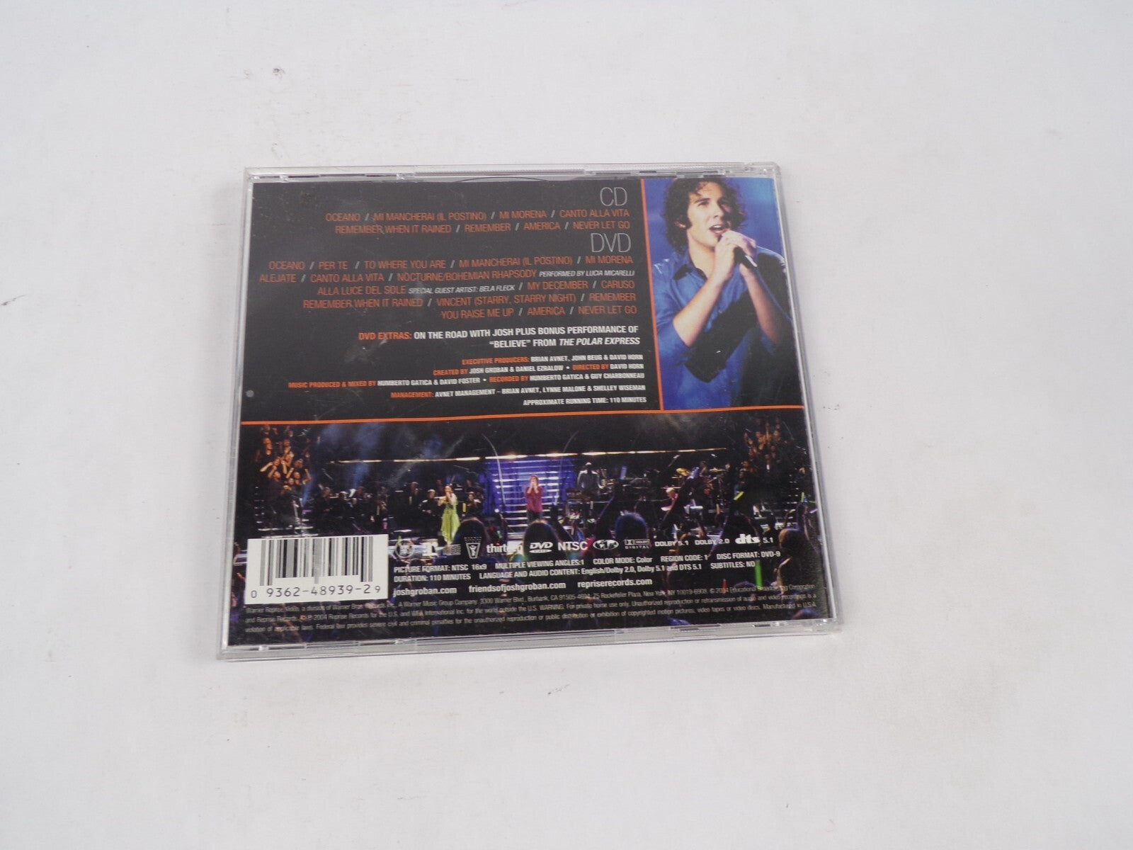 Josh Groban Live At The Greek Oceano Per Te Caruso You Raise Me Up CD#68