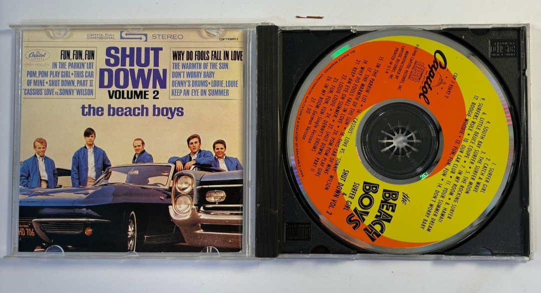 The Beach Boys - Surfer Girl & Shut Down Vol 2 CD Capitol 1990 2in1