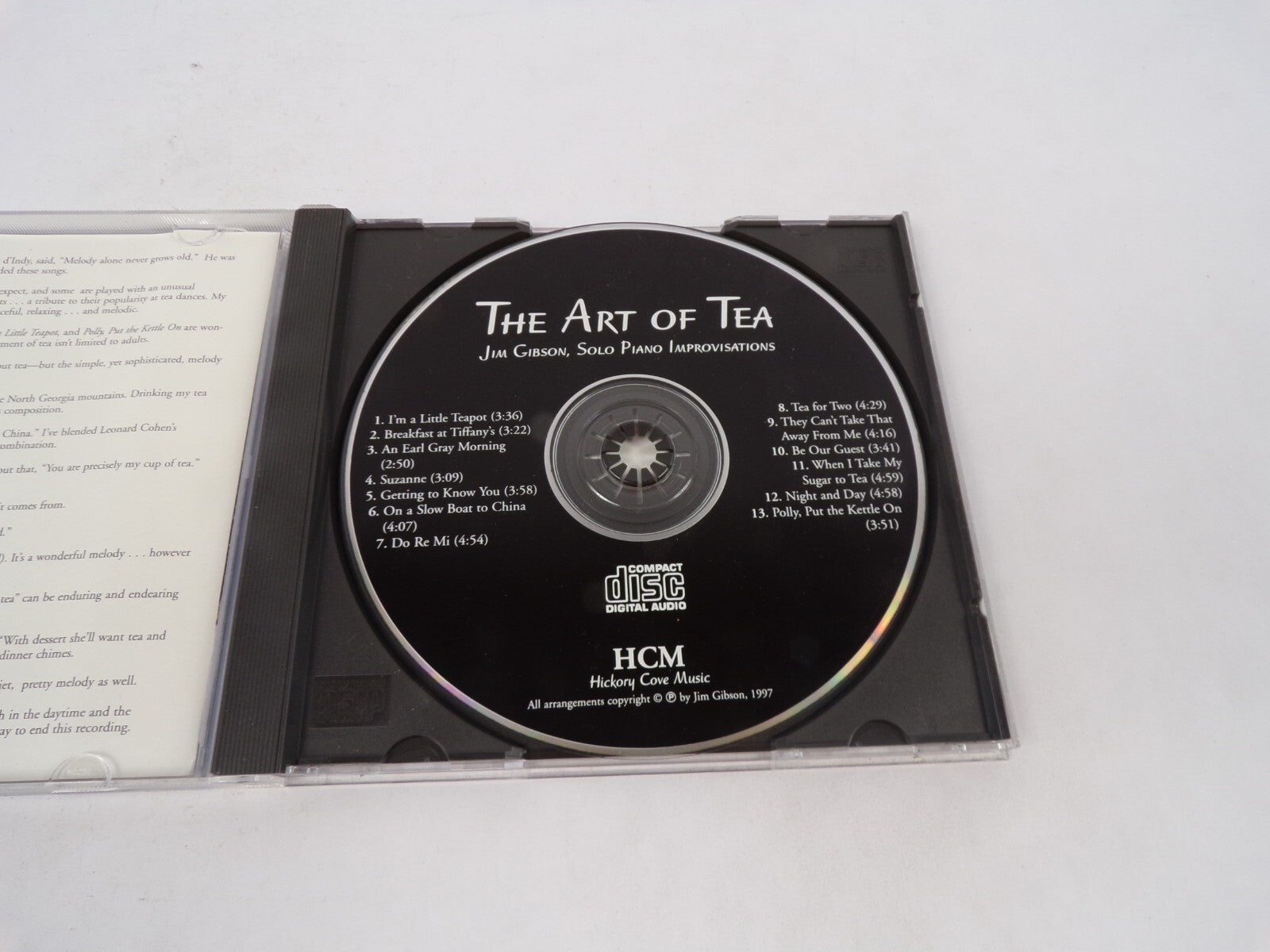 The Art Of Tea Jim Gibson, Sold Piano Soothing Music To Complement The PerfCD#70