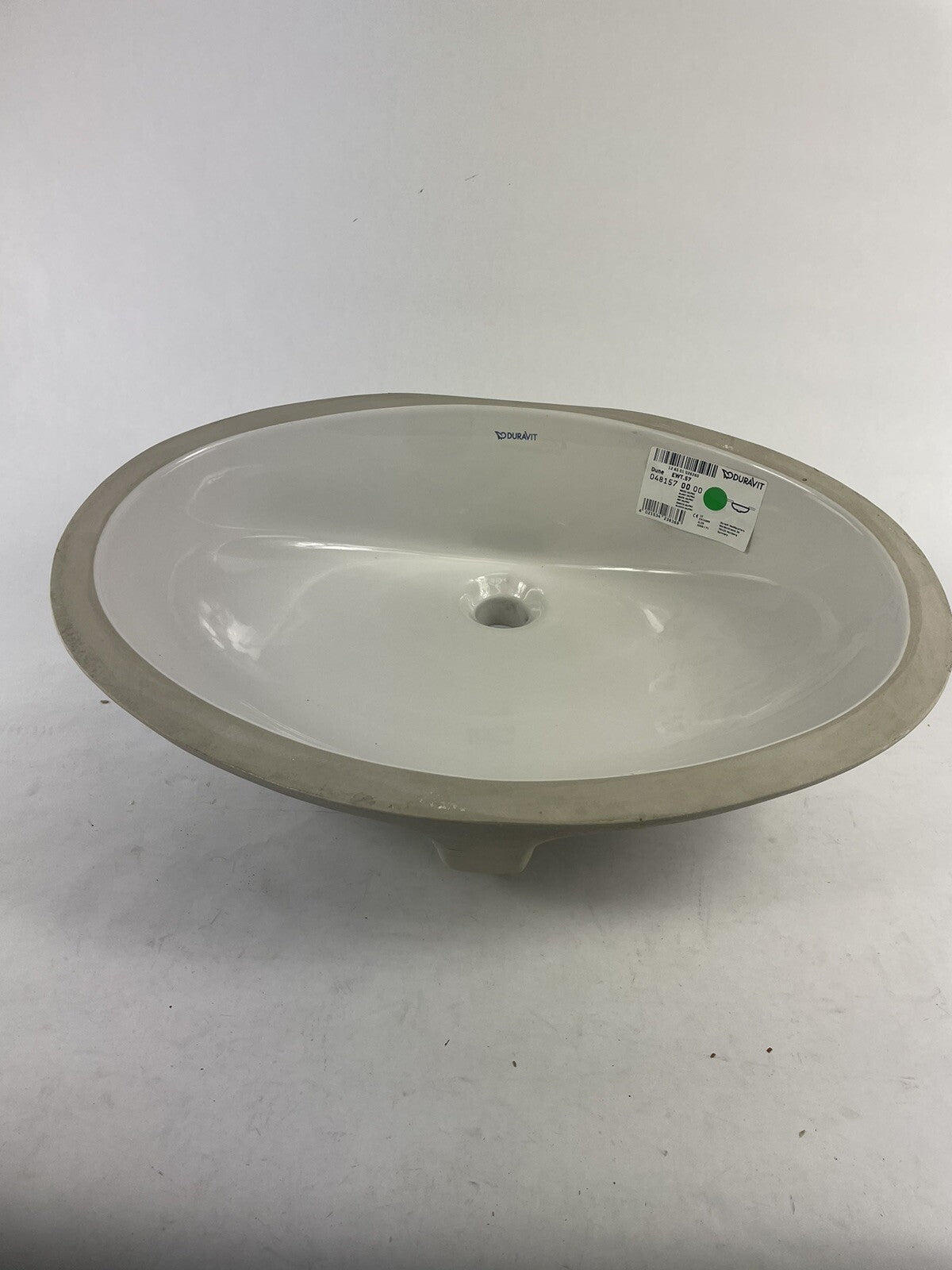 Duravit 048157 Dune 22 5/8" Vanity Basin Bathroom Sink undercounter under-mount