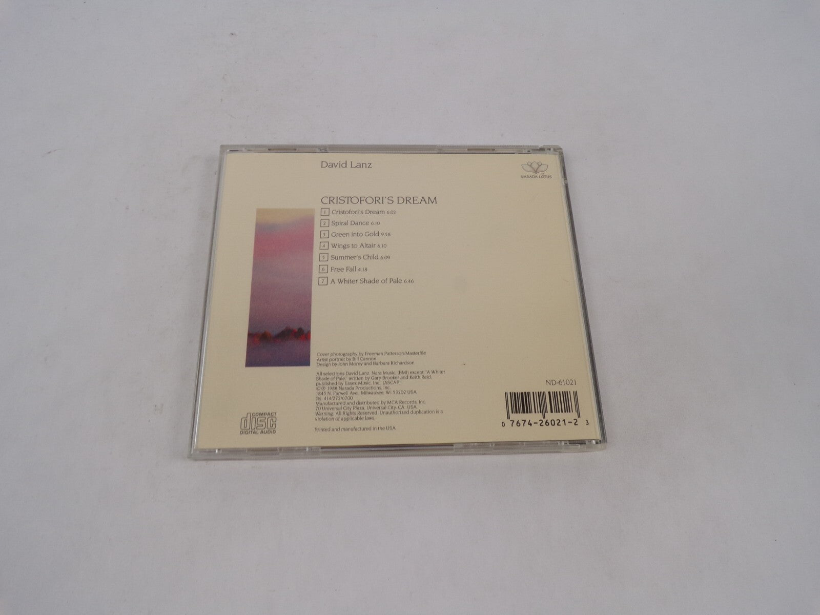 Cristofori's Dream Spiral Dance Green Into Gold Wings To Altair Summer's ChCD#71