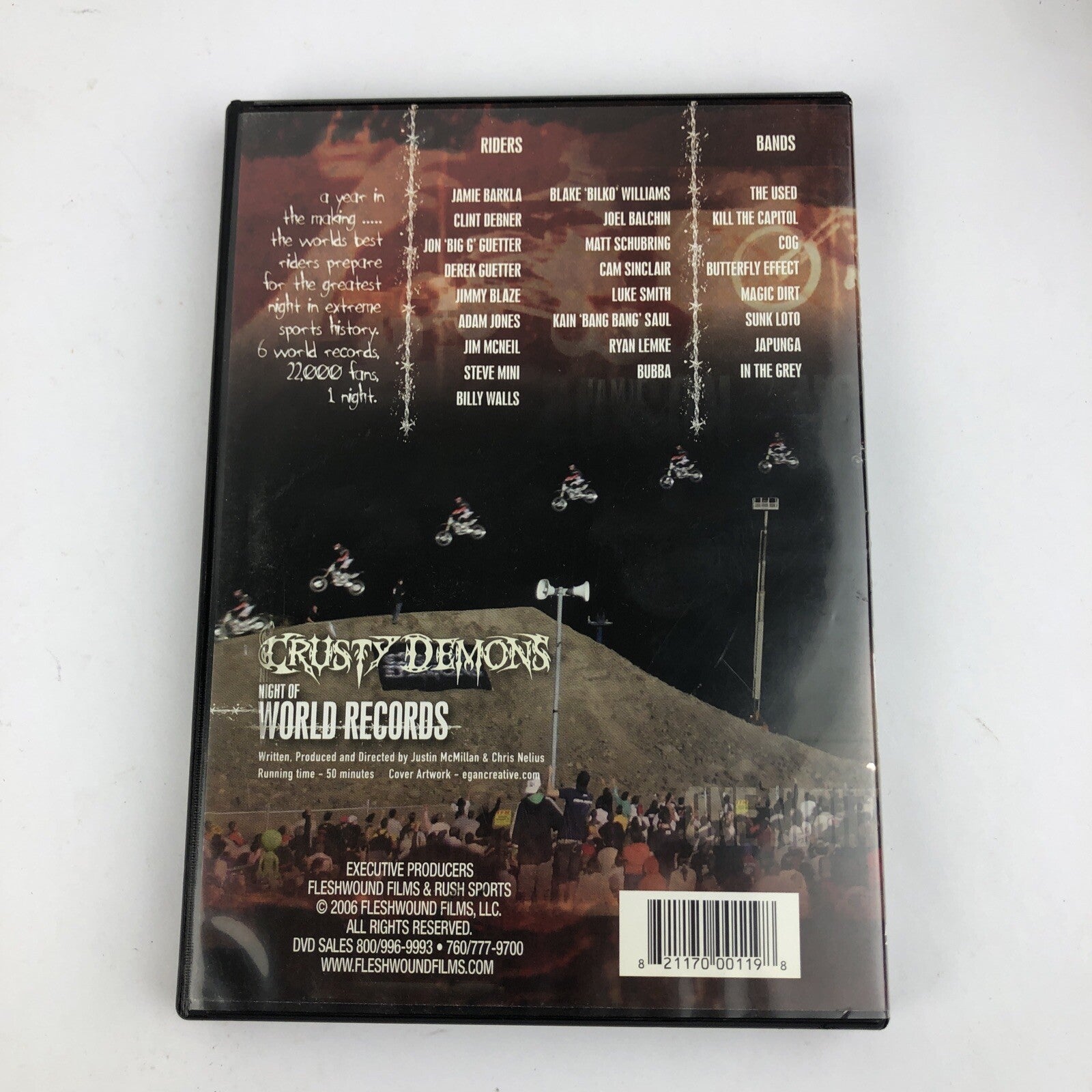 Crusty Demons: A Night of World Records DVD 6 records Broken - Fleshwound Films