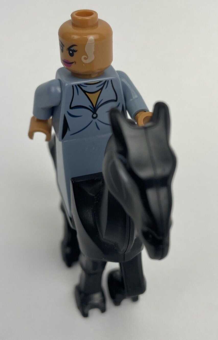 LEGO Minifigure Harry Potter Horse Skeletal Thestral Black Animal w Figure LOOK
