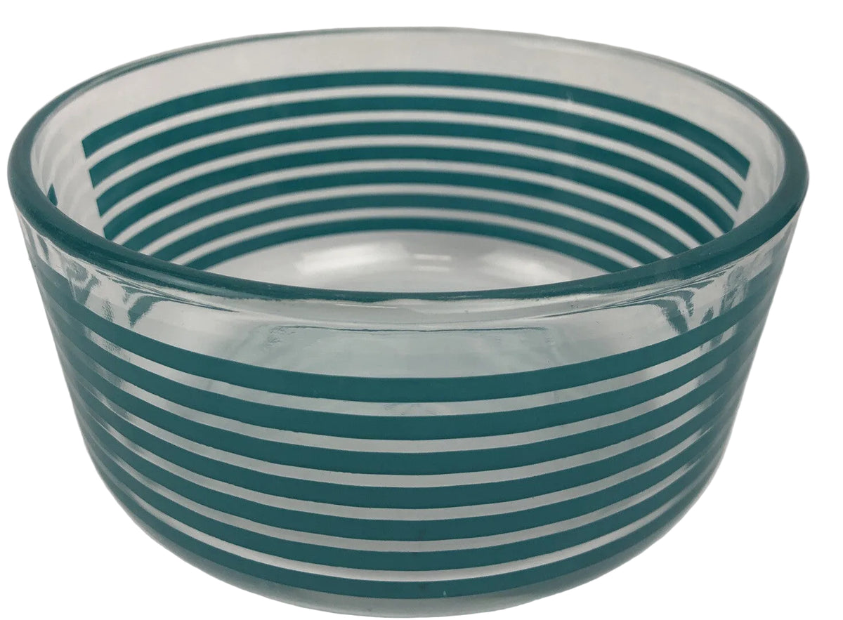Pyrex 7201 one quart clear glass mixing bowl made in USA.