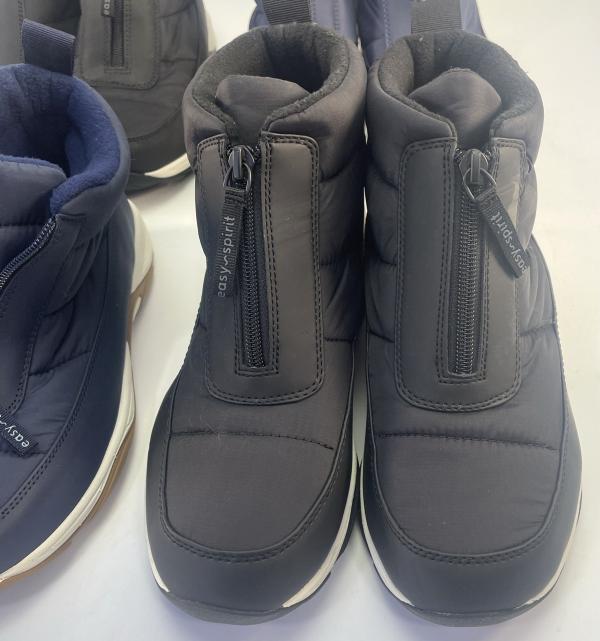 4 x Easy Spirit Wistar Outdoor Comfy Ankle Booties Shoes Blue Black US 7.5 W