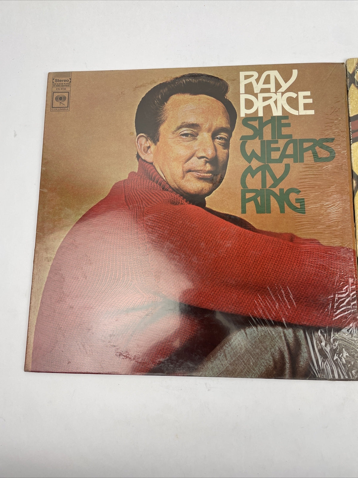 Lot 2 x Ray Price "She Wears My Ring"+ She's Got to be a Saint LP Vinyl Record