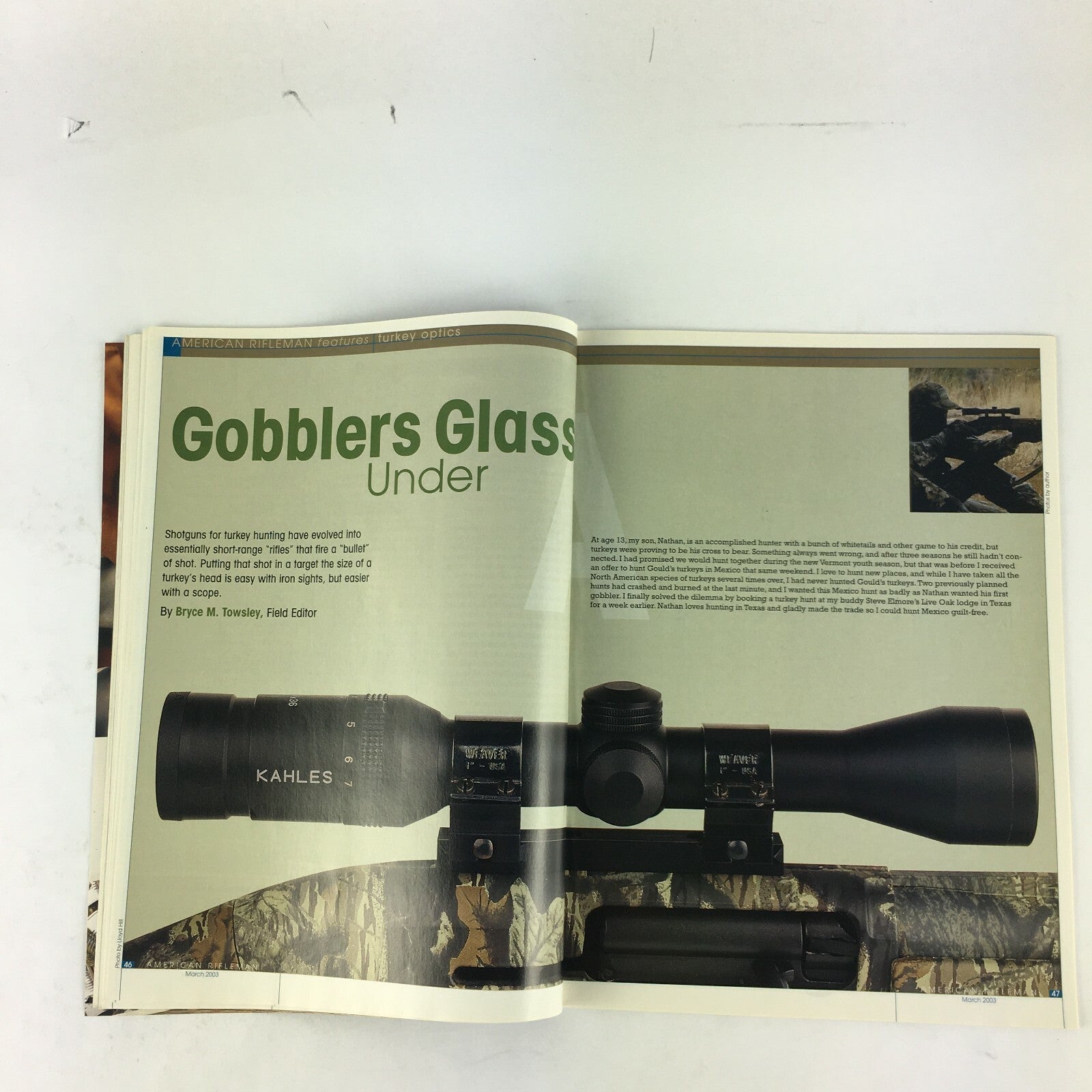 March 2003 American Rifleman Magazine Come On! 100 Years of the '03 Springfield