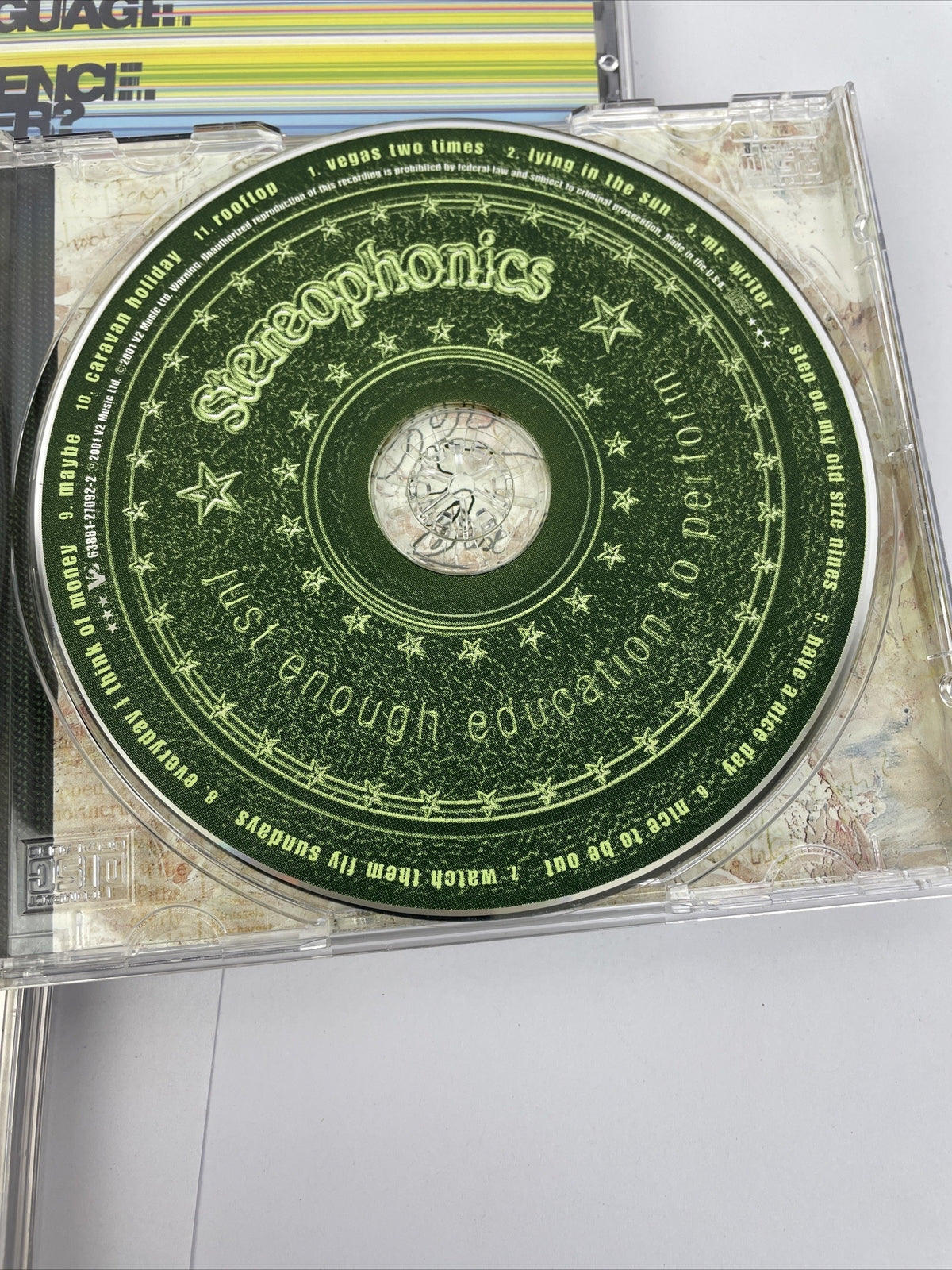 3 x Stereophonics CD - Language. Sex. Violence. Other? Just Enough Education -S