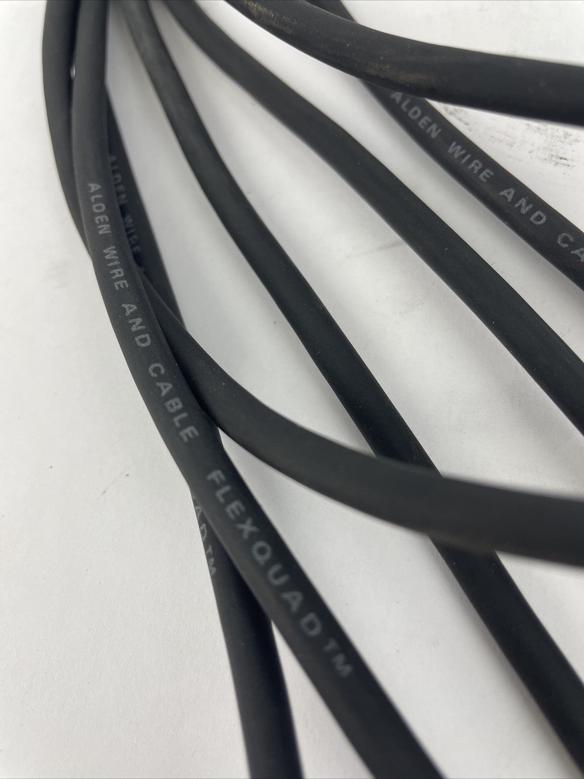 24 FT Neutrik Male to Female XLR 3 Pole Balanced 3 Pin Black Alden Flexquad Wire