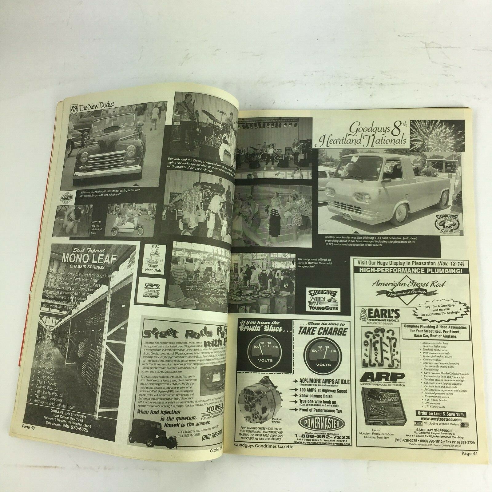 October1999 Goodguys GoodtimesGazette Magazine A FunLook At What's in HotRodding