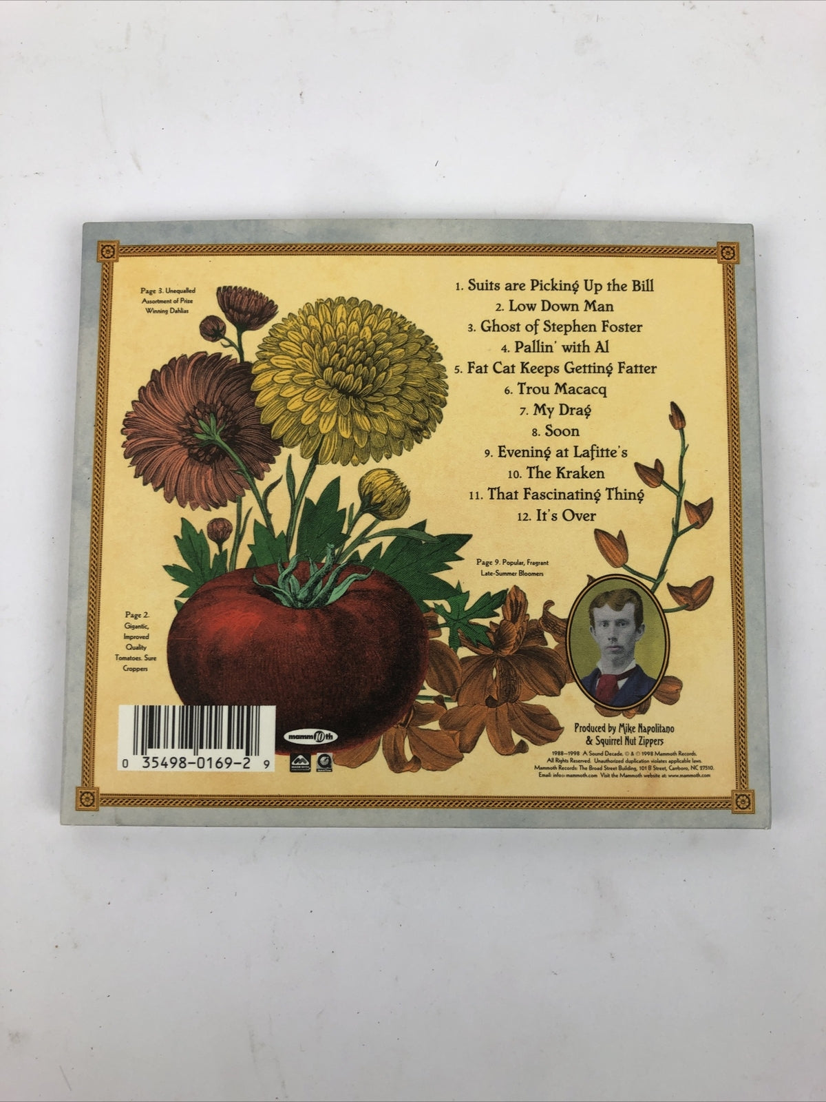Squirrel Nut Zippers : Perennial Favorites CD (1999) Mammoth Records Mint - #7