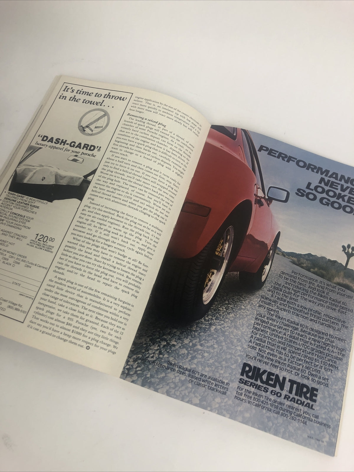 PORSCHE Club of America PANORAMA MAGAZINE PCA MAY 1984 12 HRS SEBRING H. BOTT