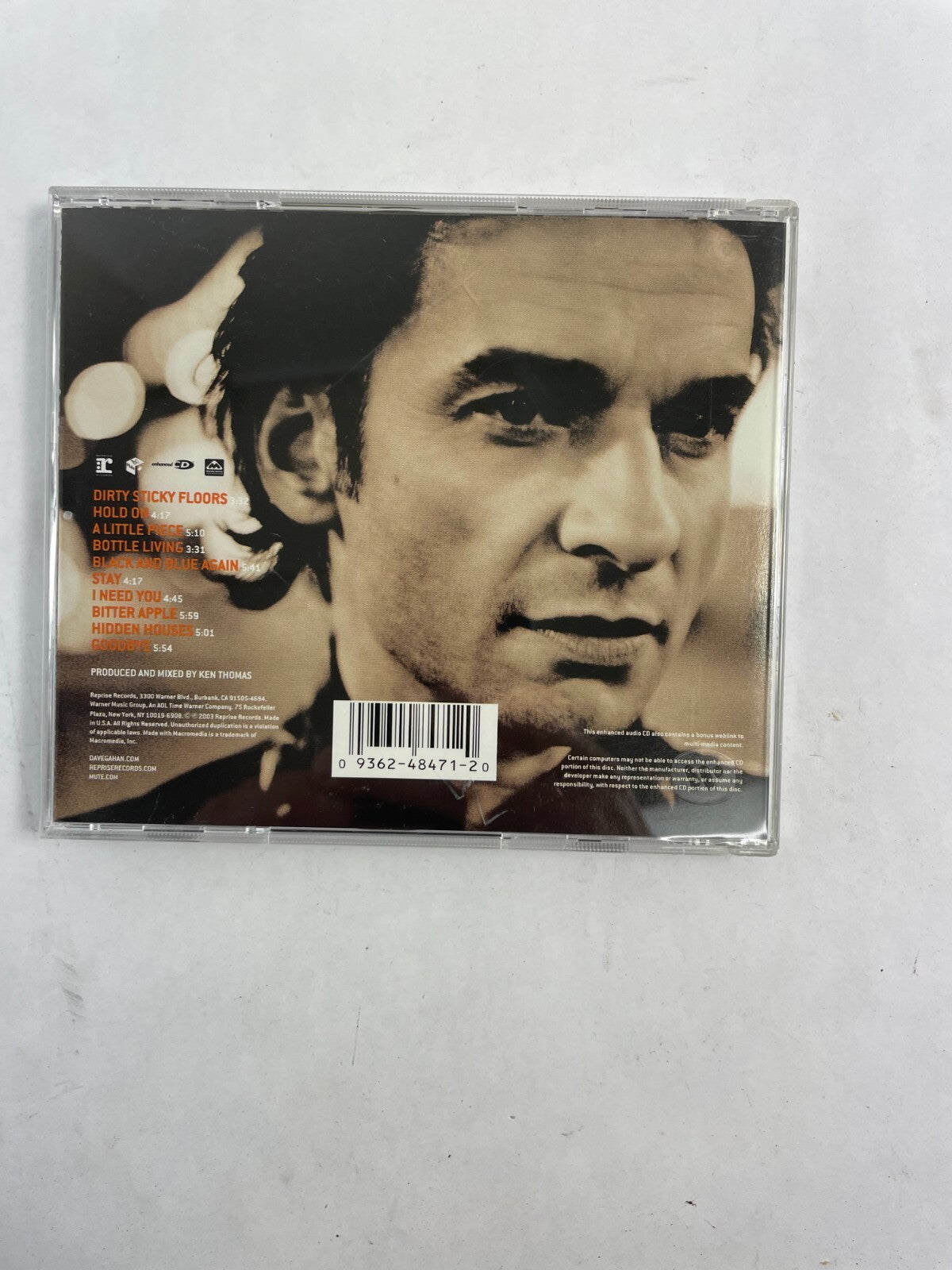 Paper Monsters Dave Gahan Dirty Sticky Floors Hold On A Little Piece Stay #F-G