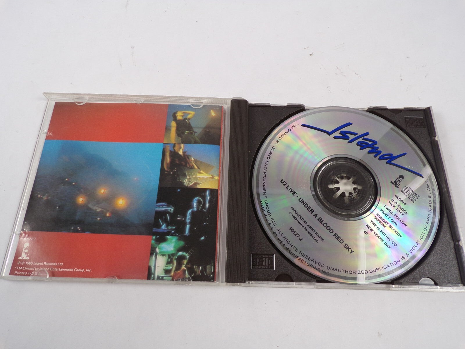 U2 Live Under A Blood Red Sky Gloria I Will Follow New Years Day CD#61