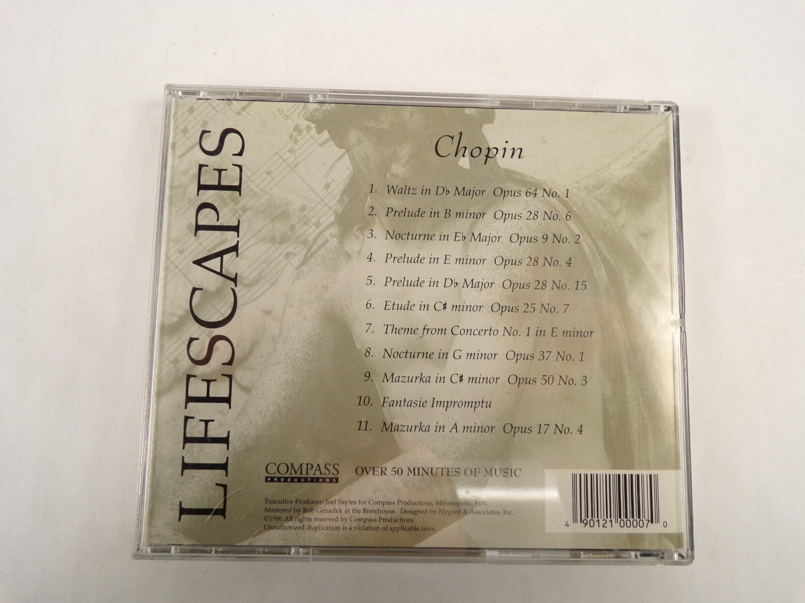 Lifescapes Chopin Waltz In Db Major Opus 64 No . 1 CD#54