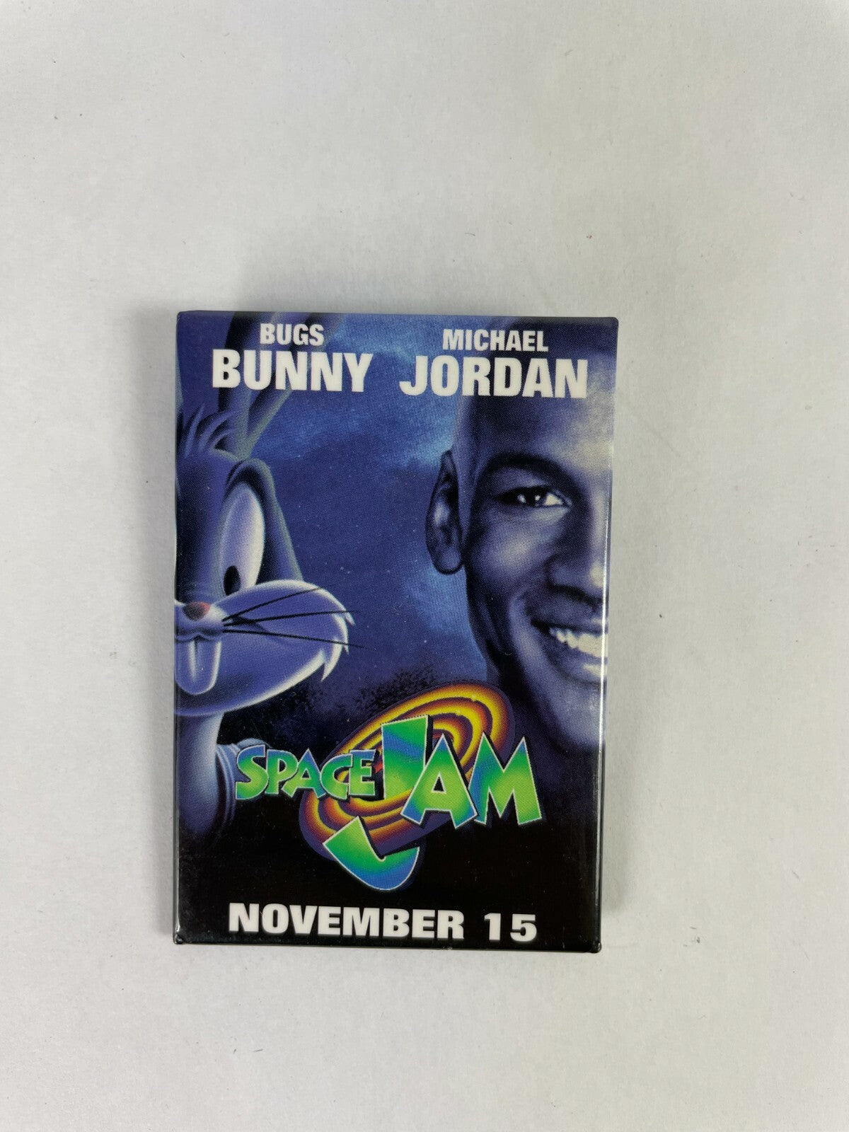 Warner Bros Space I Am Movie Film Button Fast Shipping Must See