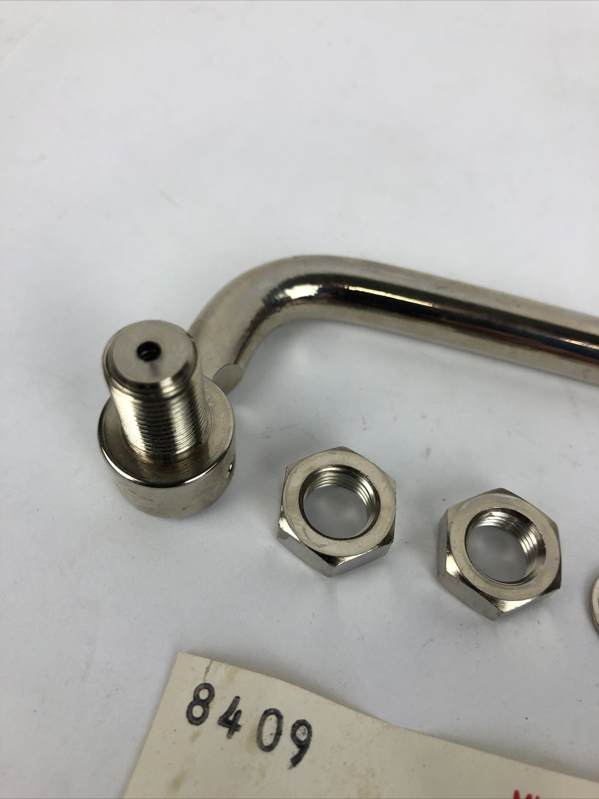 Midland Ross Stainless Steel Bow Shaped Folding Pull Handle Silver Tone USA Made