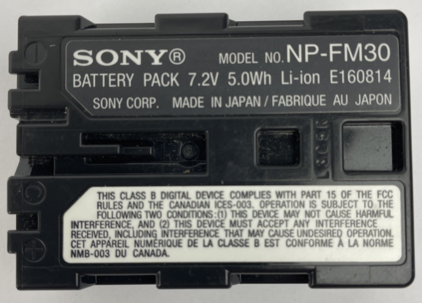 OEM Sony NP-FM30 Original Genuine OEM Japan made Battery