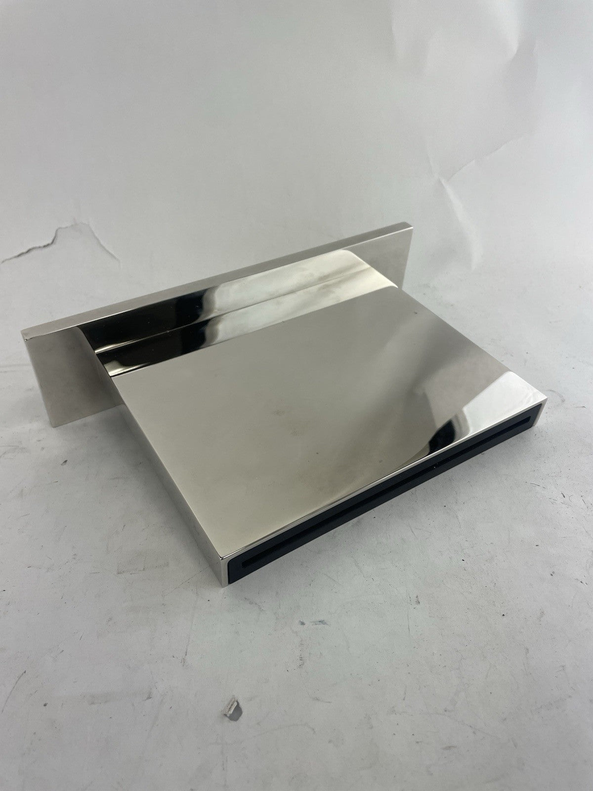 Dornbracht Water Sheet 13415979-08 platinum wall mounted waterfall tub spout