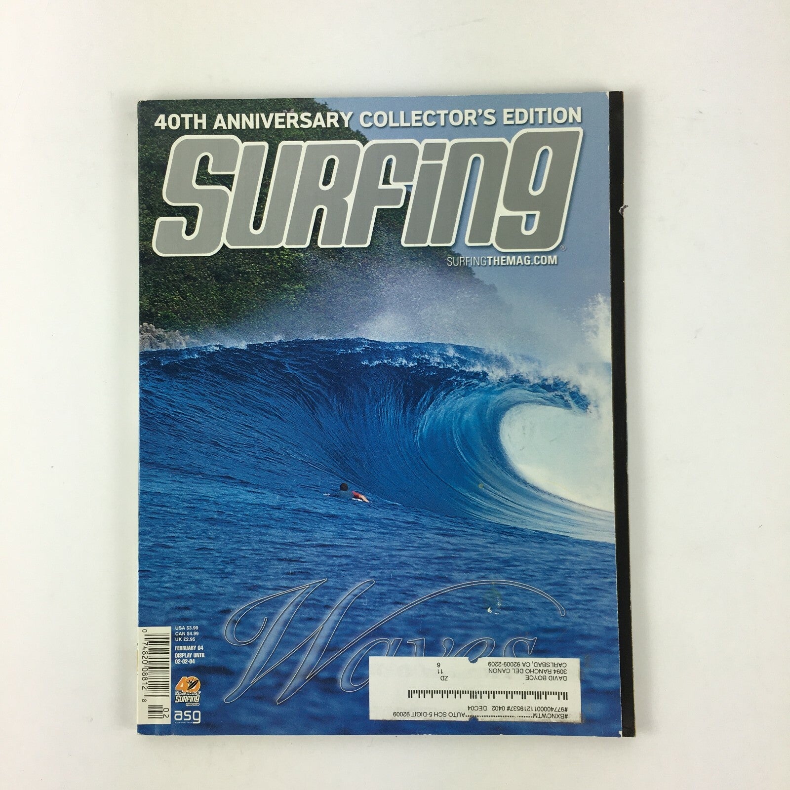 February 2004 Surfing Magazine Waves 40th Anniversary Collectors Edition