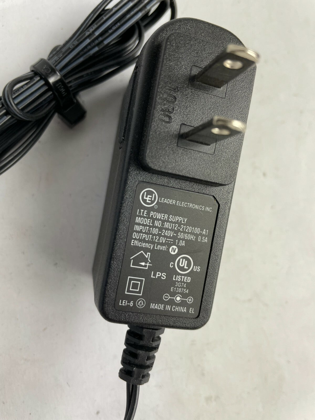 Genuine ITE MU12-2120100-A1 Ac Adapter Output 12 V 1 A Power Supply Adapter A79