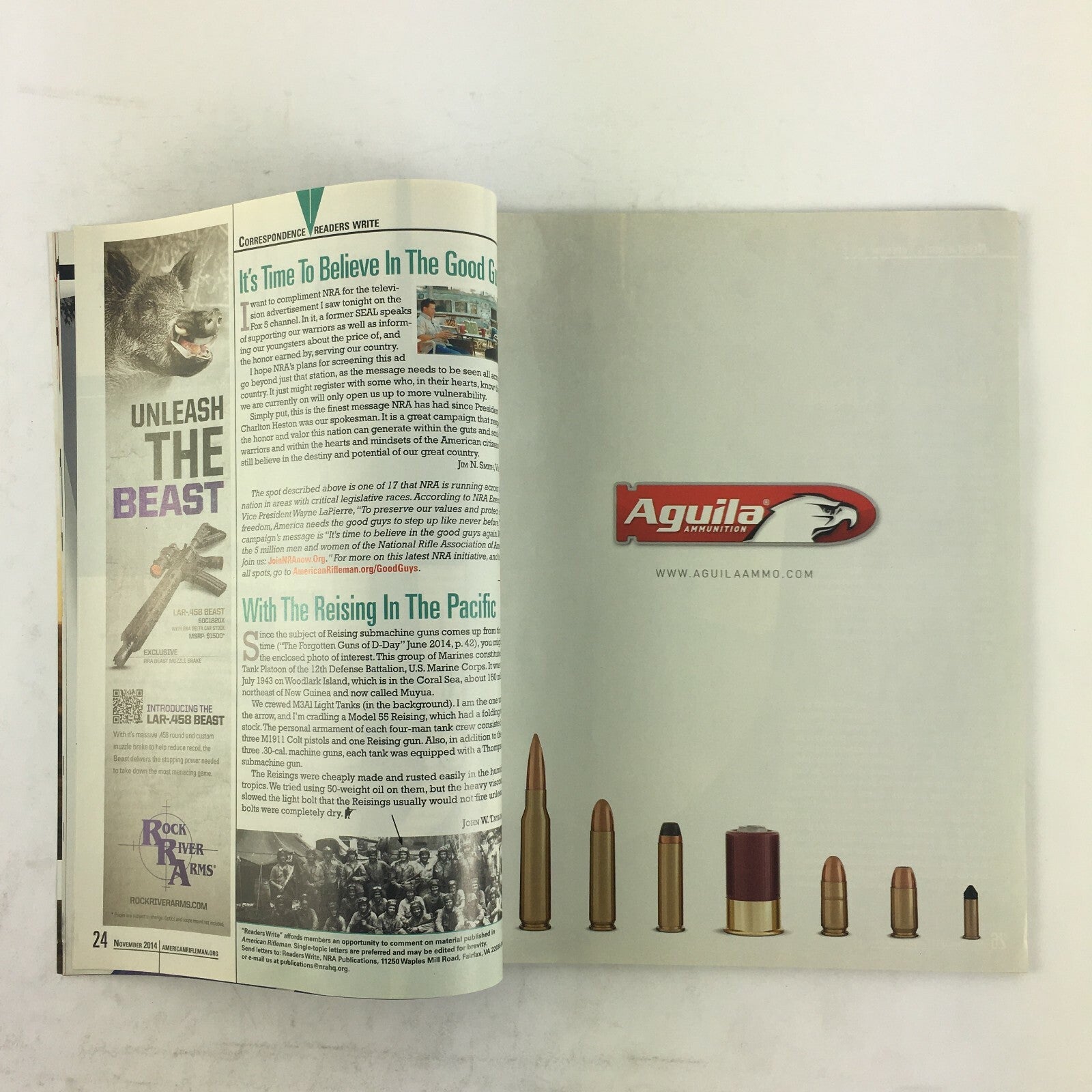 November 2014 AmericanRifleman Magazine Chaos at our door ? Dangerous WorldClose