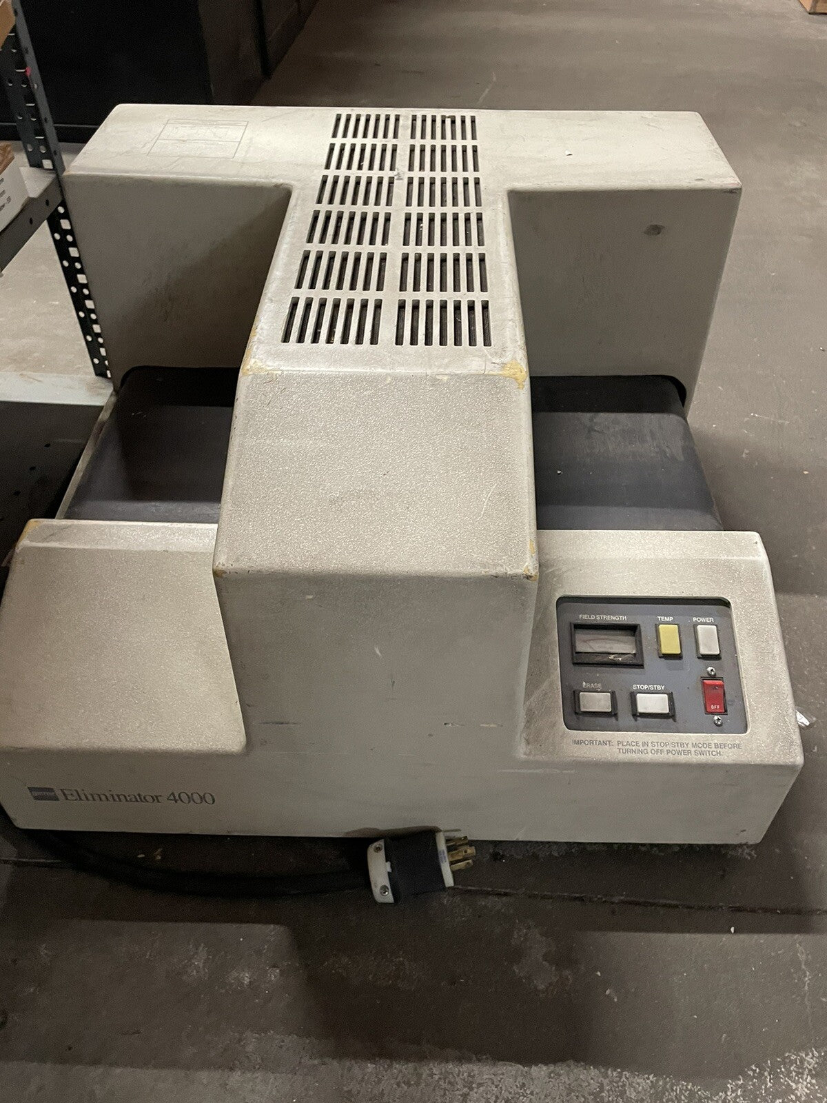Eliminator 4000 Garner Products Hard Drive Cassette Tape Reels Deggausser