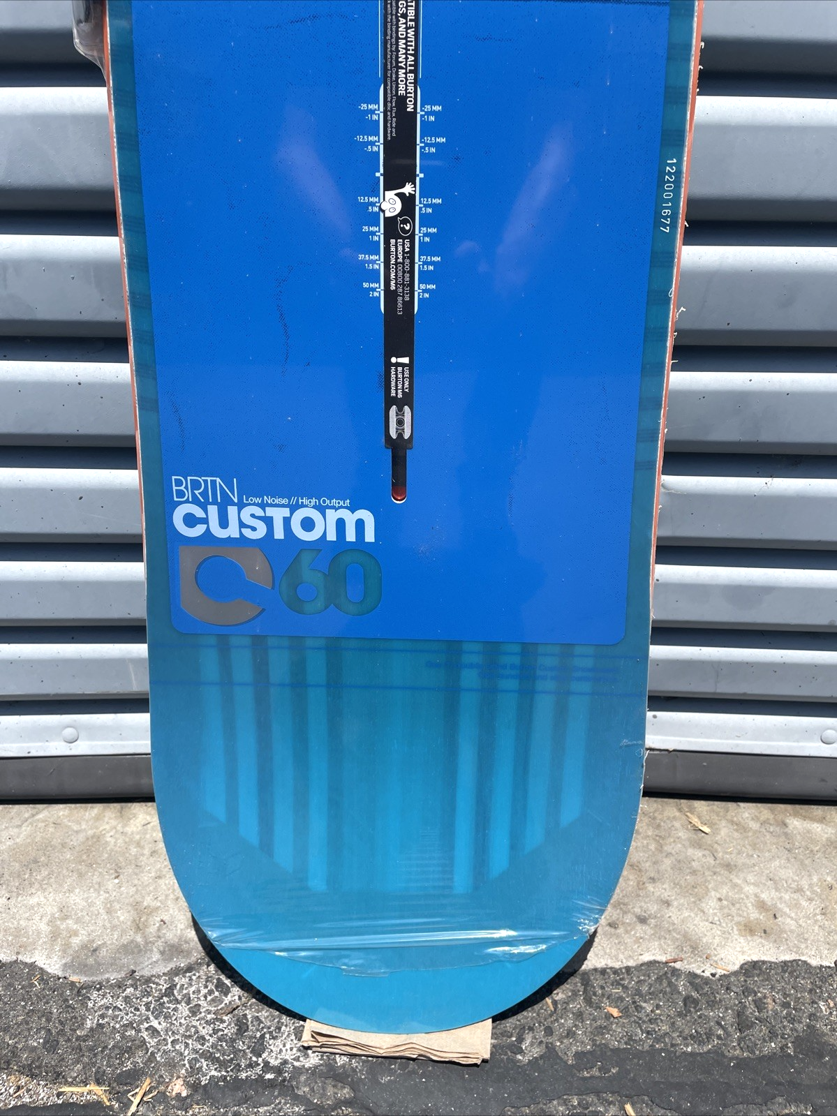 Burton BRTN Snowboards Custom C60 Flying V Low Noise / High Output 62" Brand New