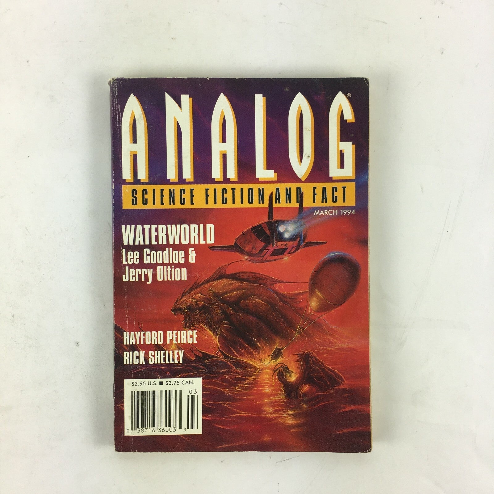 March 1994 Analog ScienceFiction Fact Magazine WaterworldLee Goodloe JerryOltion