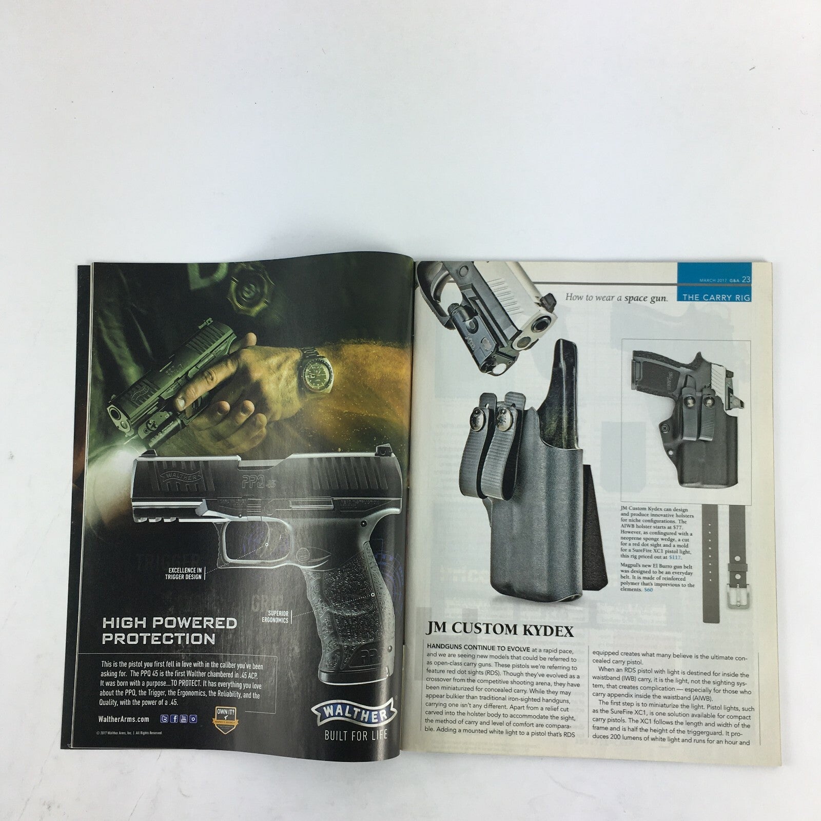 March 2017 Guns & Ammo Magazine Benelli Super Black Eagle 3 Smith WessonM&P M2.0